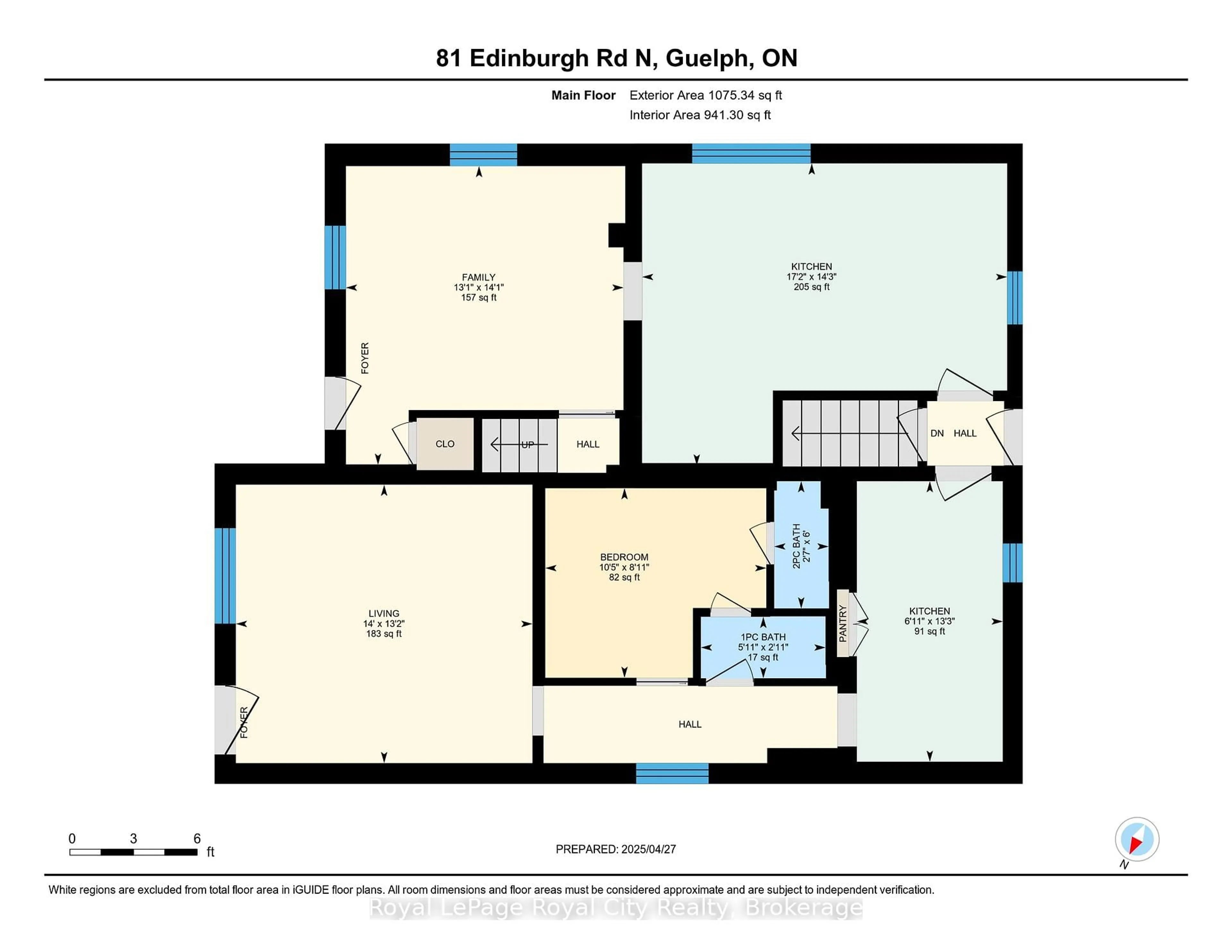 Floor plan for 81 Edinburgh Rd, Guelph Ontario N1H 5R2