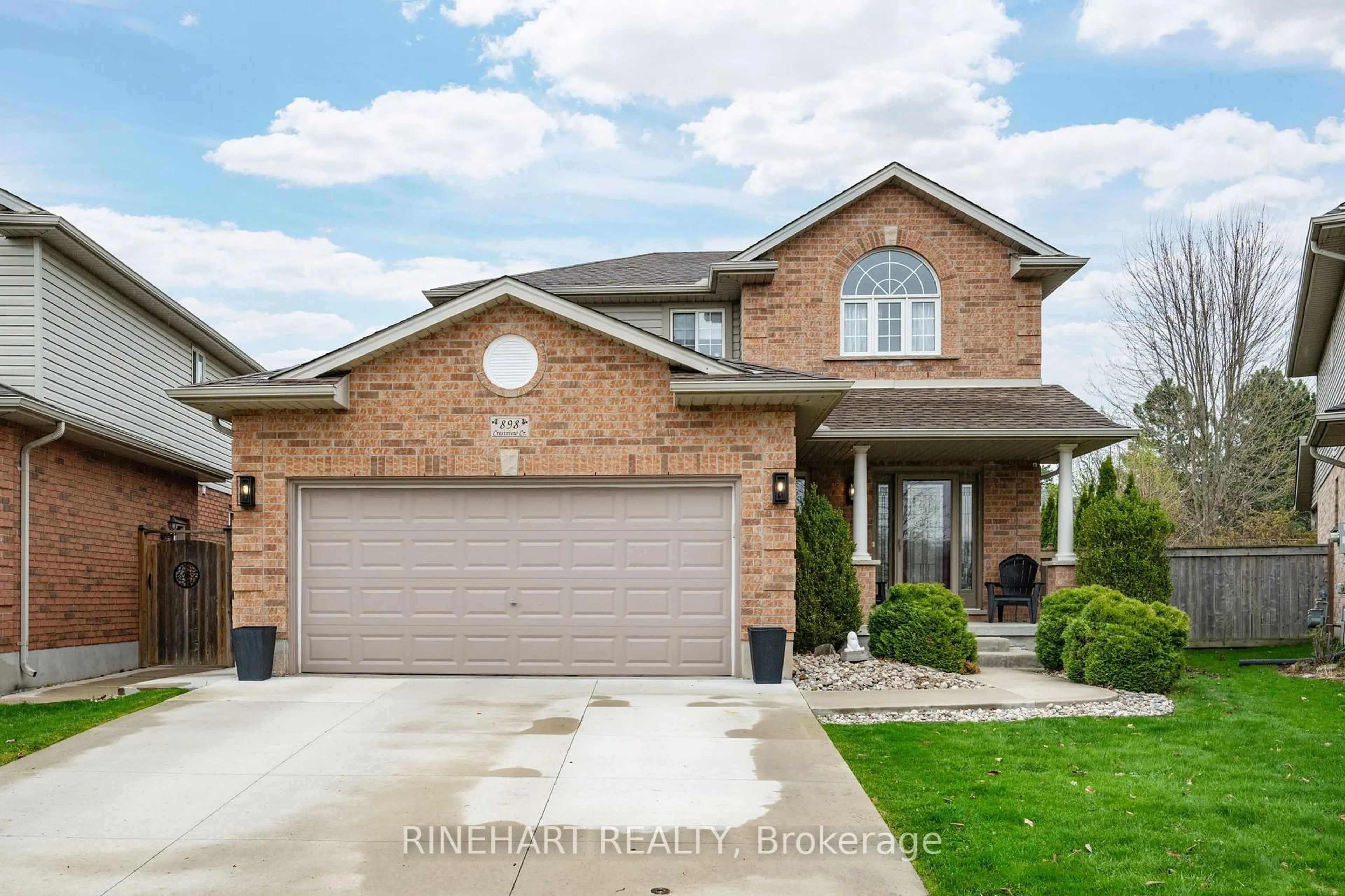 Home with brick exterior material, street for 898 Crestview Cres, London South Ontario N6K 4W9