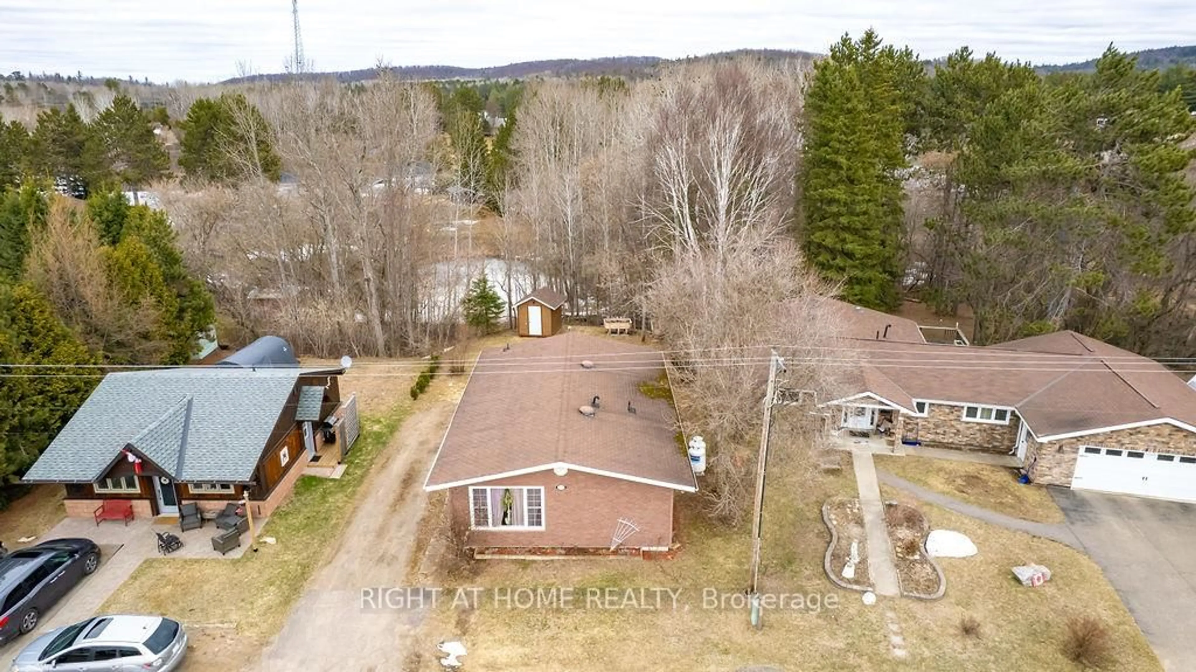 A pic from outside/outdoor area/front of a property/back of a property/a pic from drone, unknown for 72 Kelly St, Barry's Bay Ontario K0J 1B0