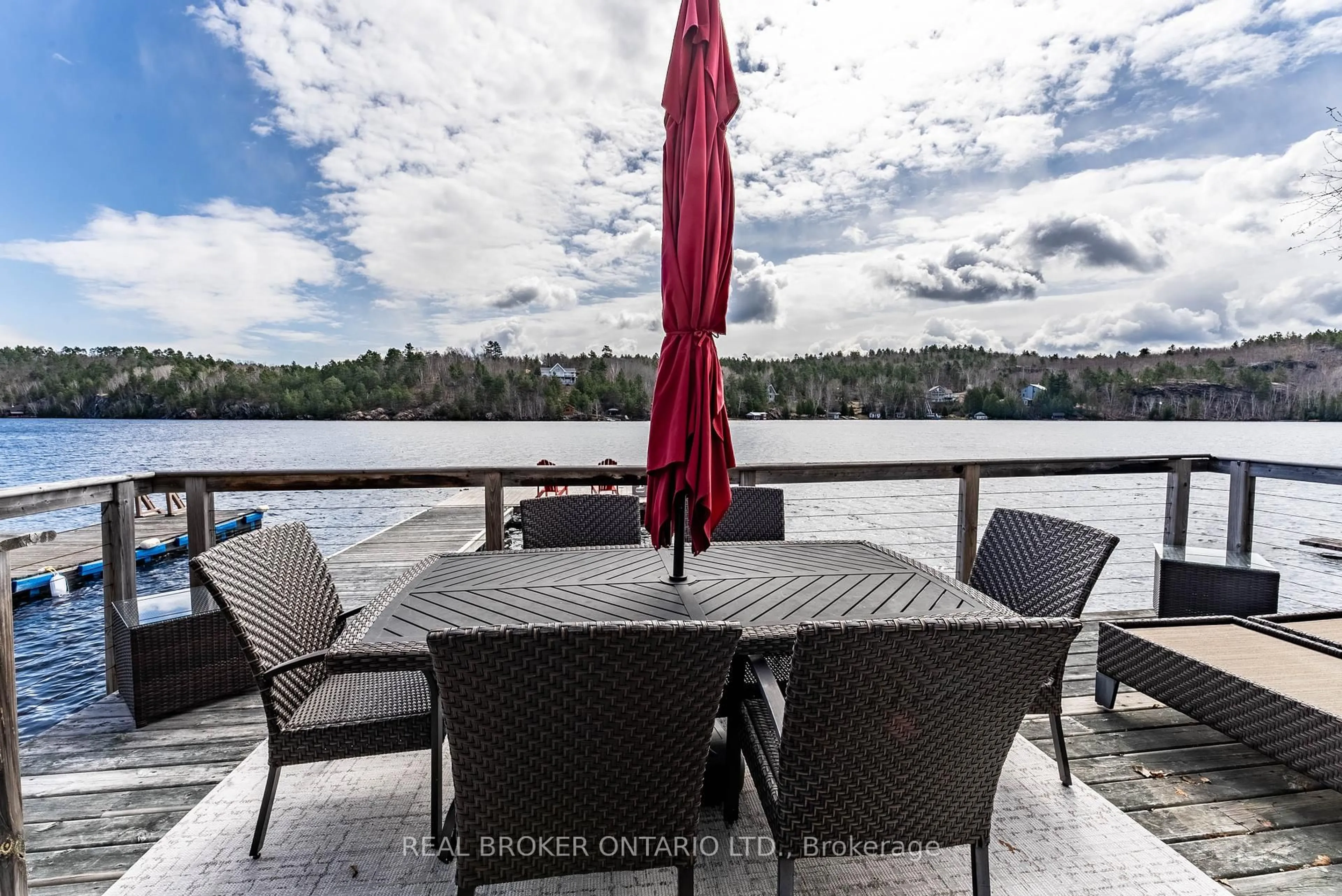 Patio, water/lake/river/ocean view for 2095 Sunnyside Rd, Greater Sudbury Ontario P3G 1H9