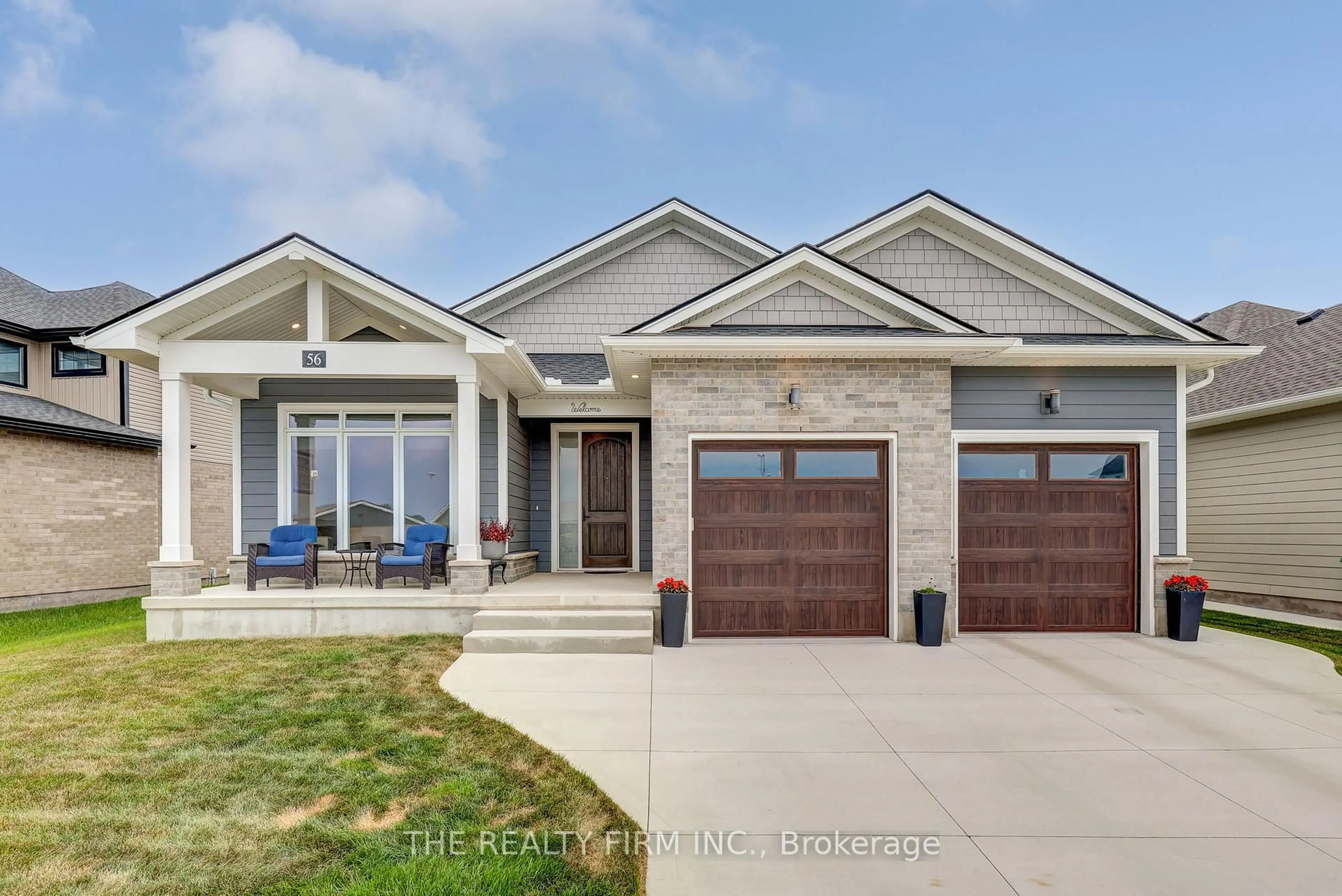Home with brick exterior material, street for 56 Optimist Dr, Southwold Ontario N5P 3T2