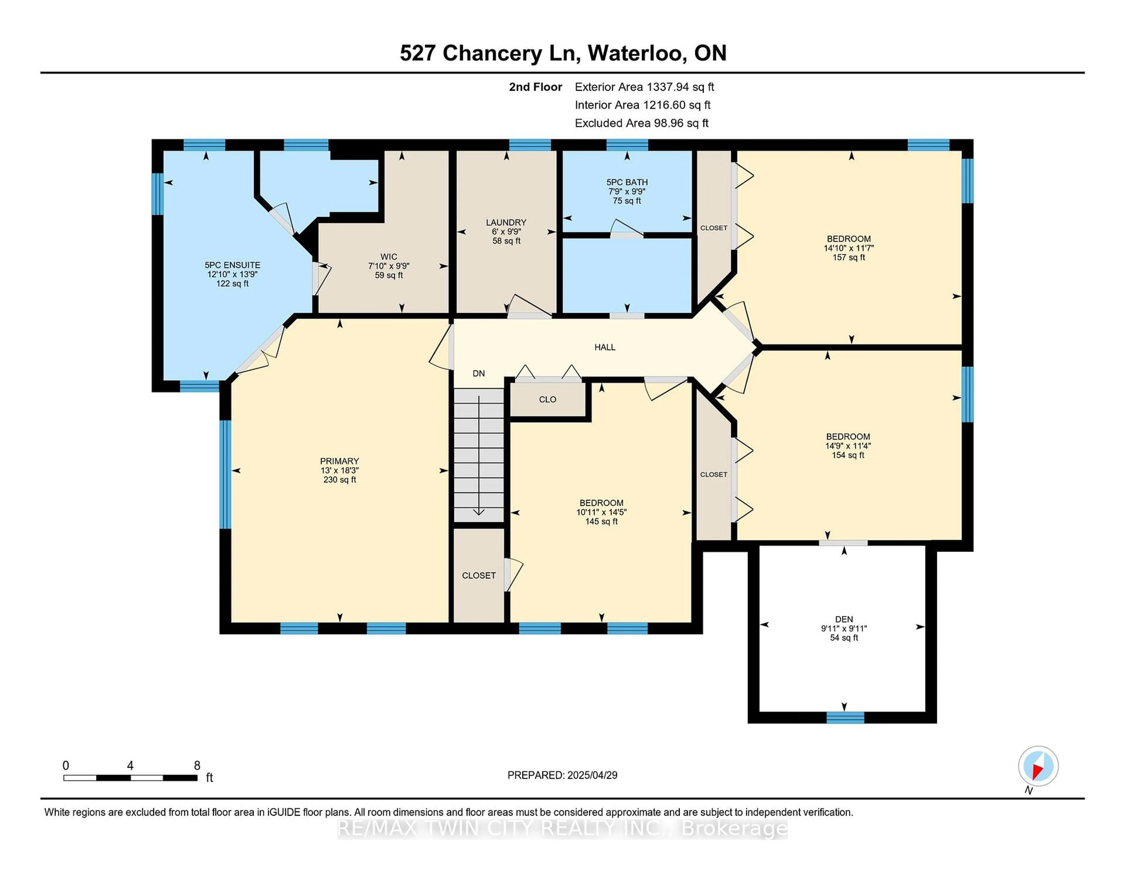 Floor plan for 527 CHANCERY Lane, Waterloo Ontario N2T 2N4