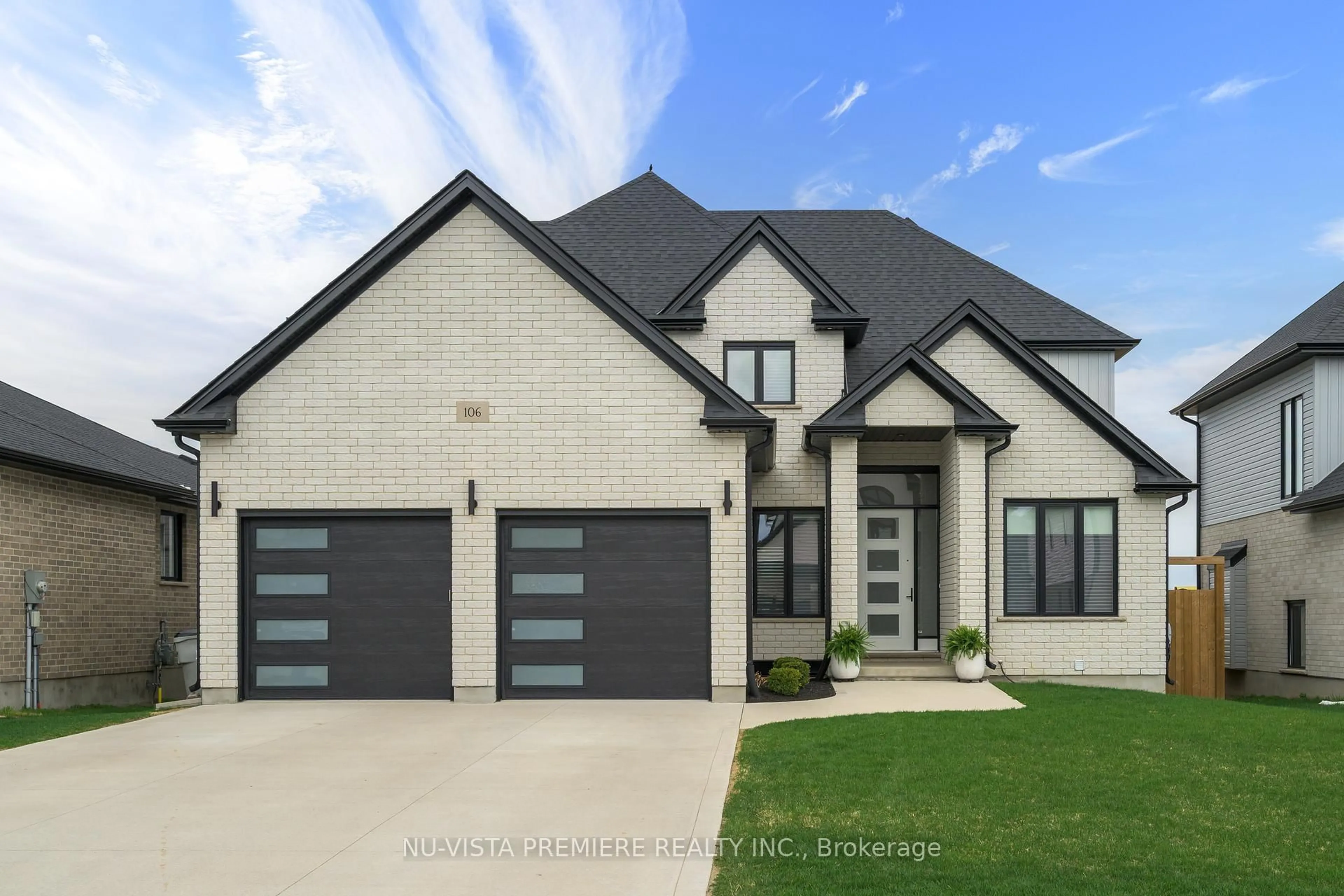 Home with brick exterior material, street for 106 Jefferson St, Lucan Biddulph Ontario N0M 2J0