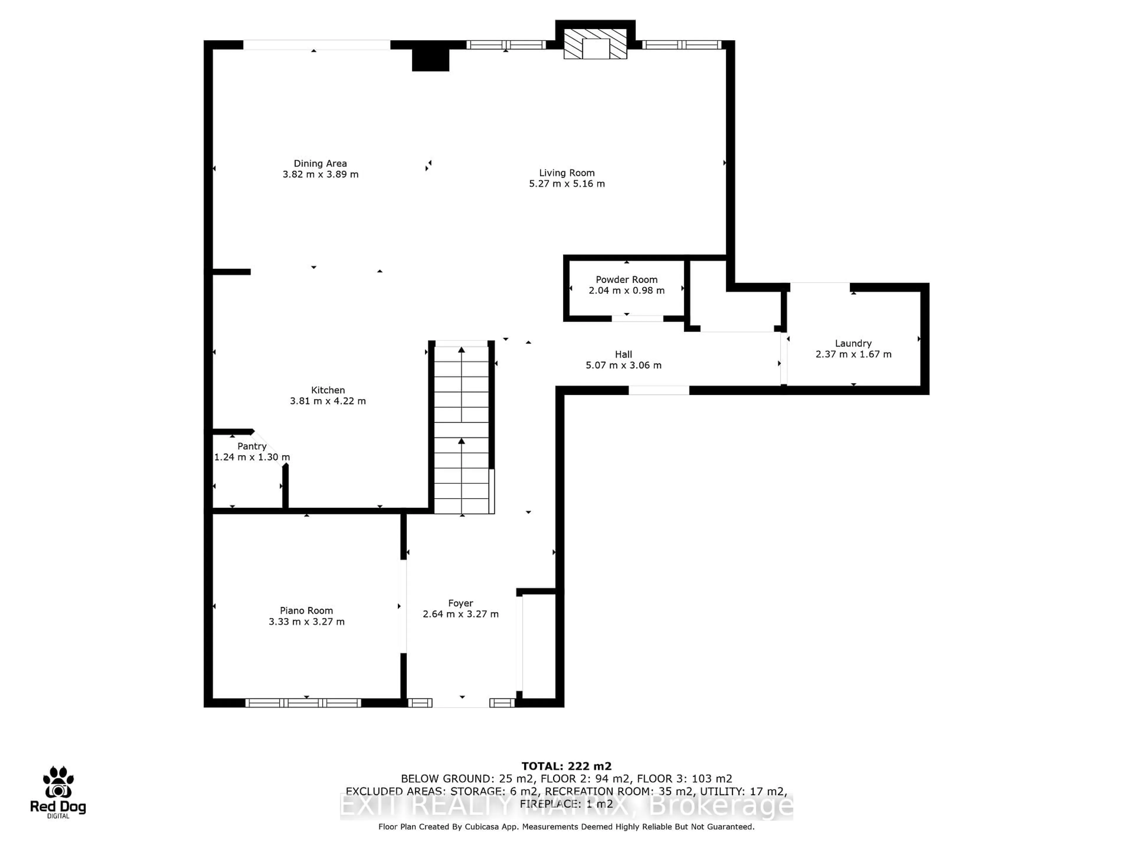 Floor plan for 228 Olde Towne Ave, Russell Ontario K4R 0B3