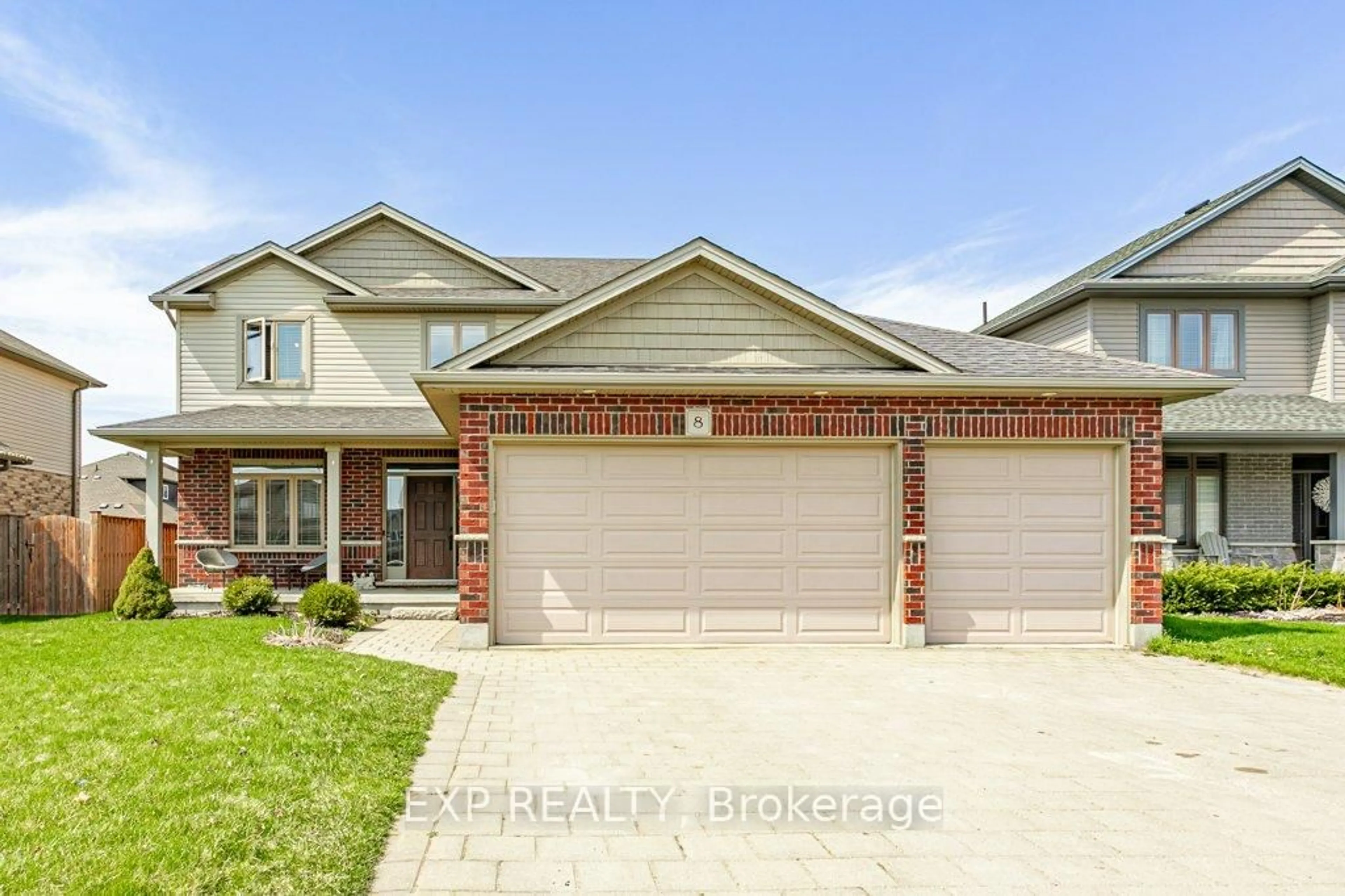 Home with brick exterior material, street for 8 Oliver Cres, Zorra Ontario N0M 2M0