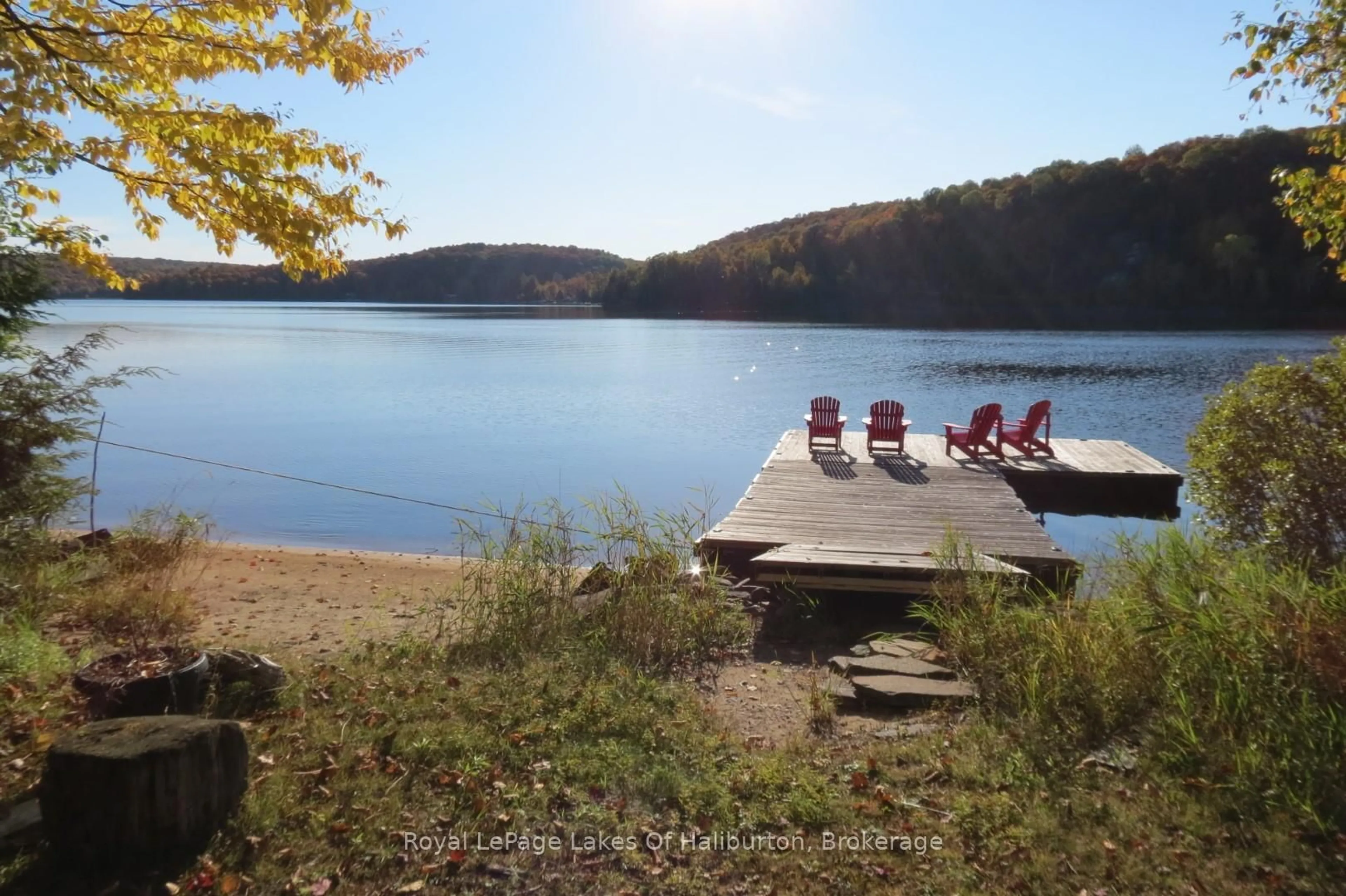Patio, water/lake/river/ocean view for 1130 PARSONS Rd, Dysart et al Ontario K0M 1S0
