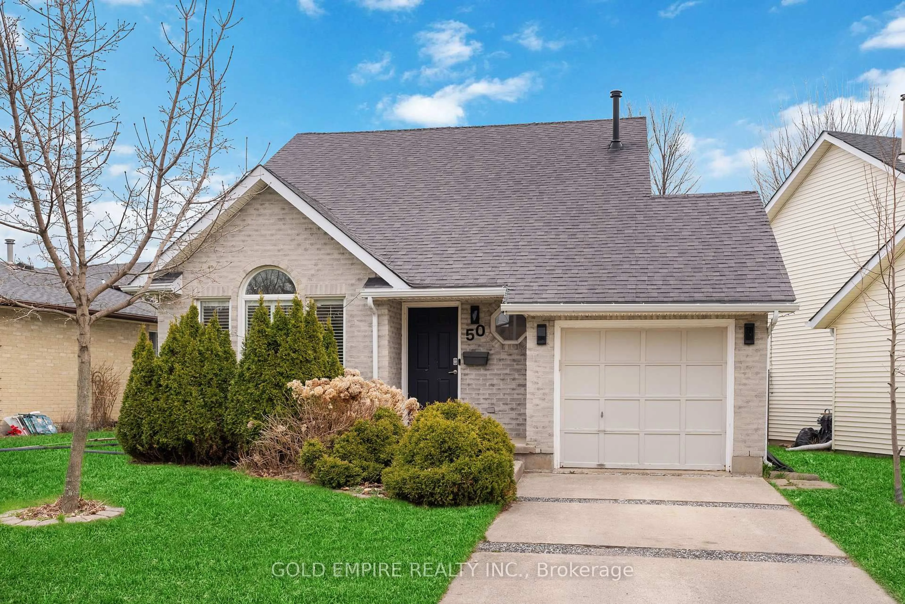 Home with vinyl exterior material, street for 50 Ansondale Rd, London South Ontario N6C 5S6