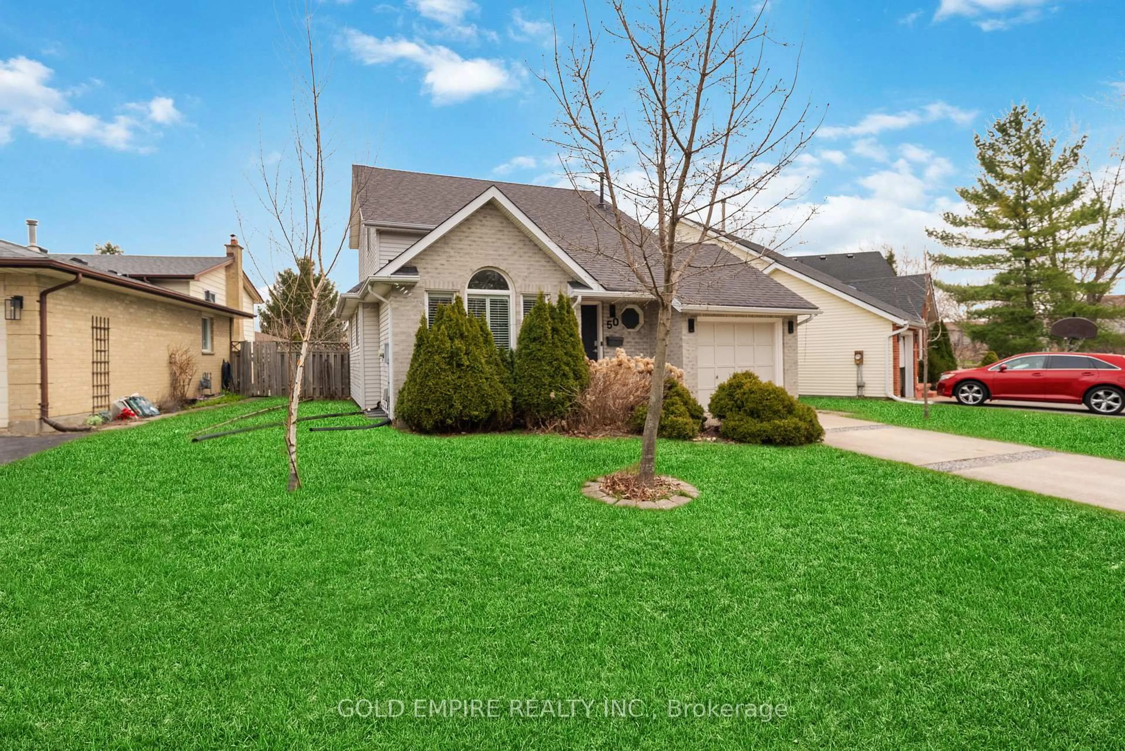 Home with vinyl exterior material, street for 50 Ansondale Rd, London South Ontario N6C 5S6