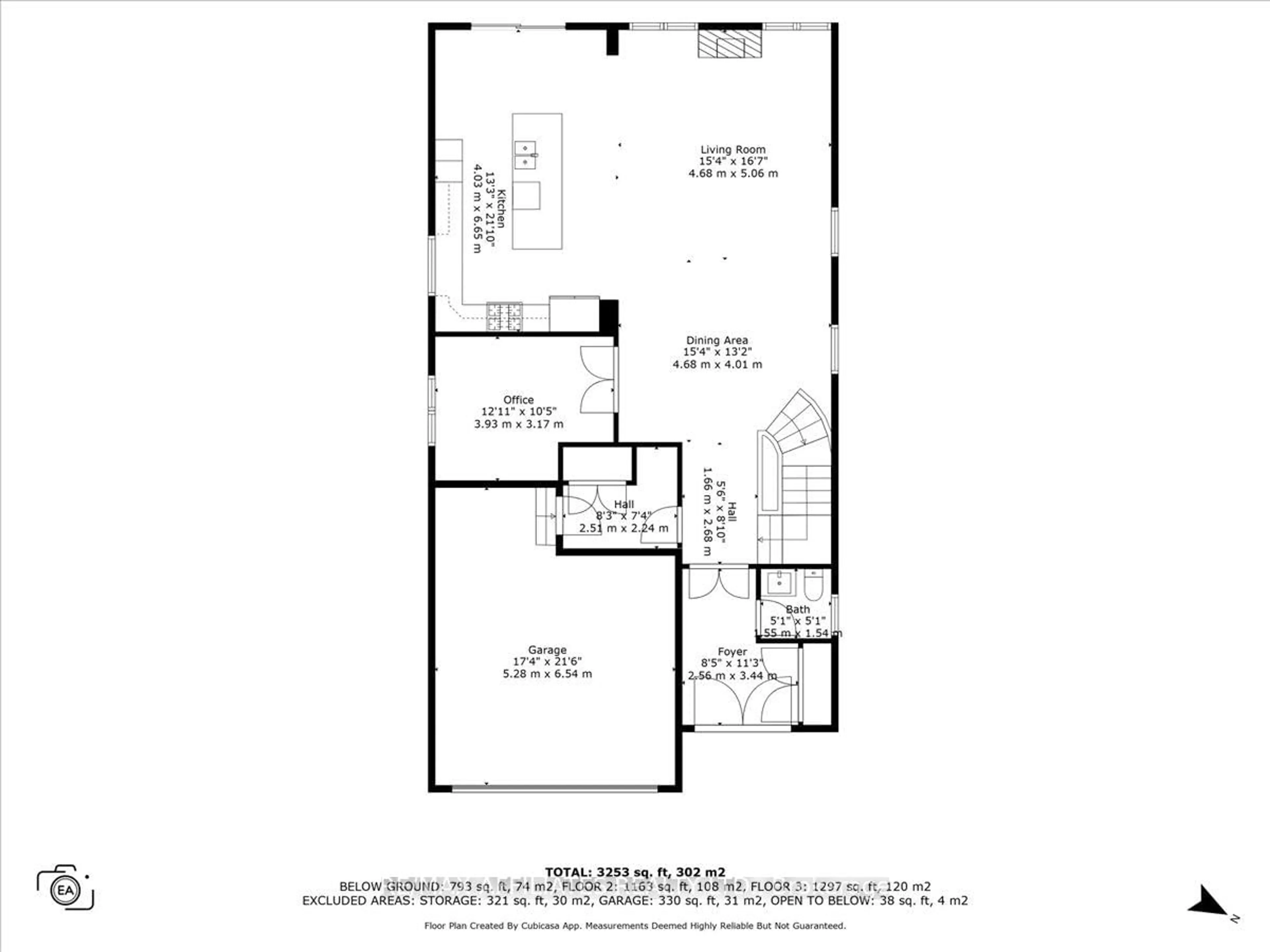 Floor plan for 726 Bunchberry Way, Ottawa Ontario K1T 3T8
