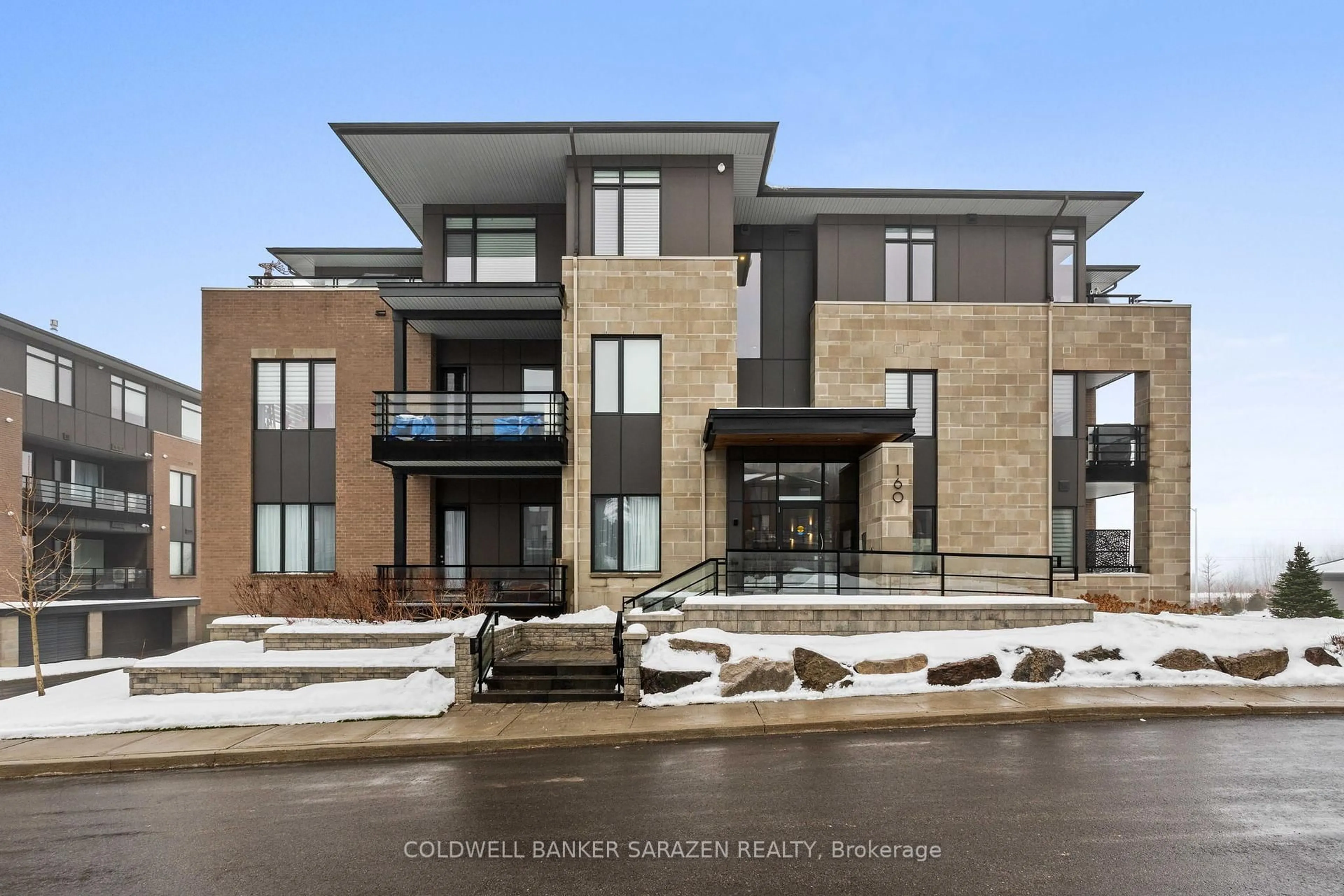 Home with brick exterior material, unknown for 160 Boundstone Way #104, Ottawa Ontario K2T 0M8