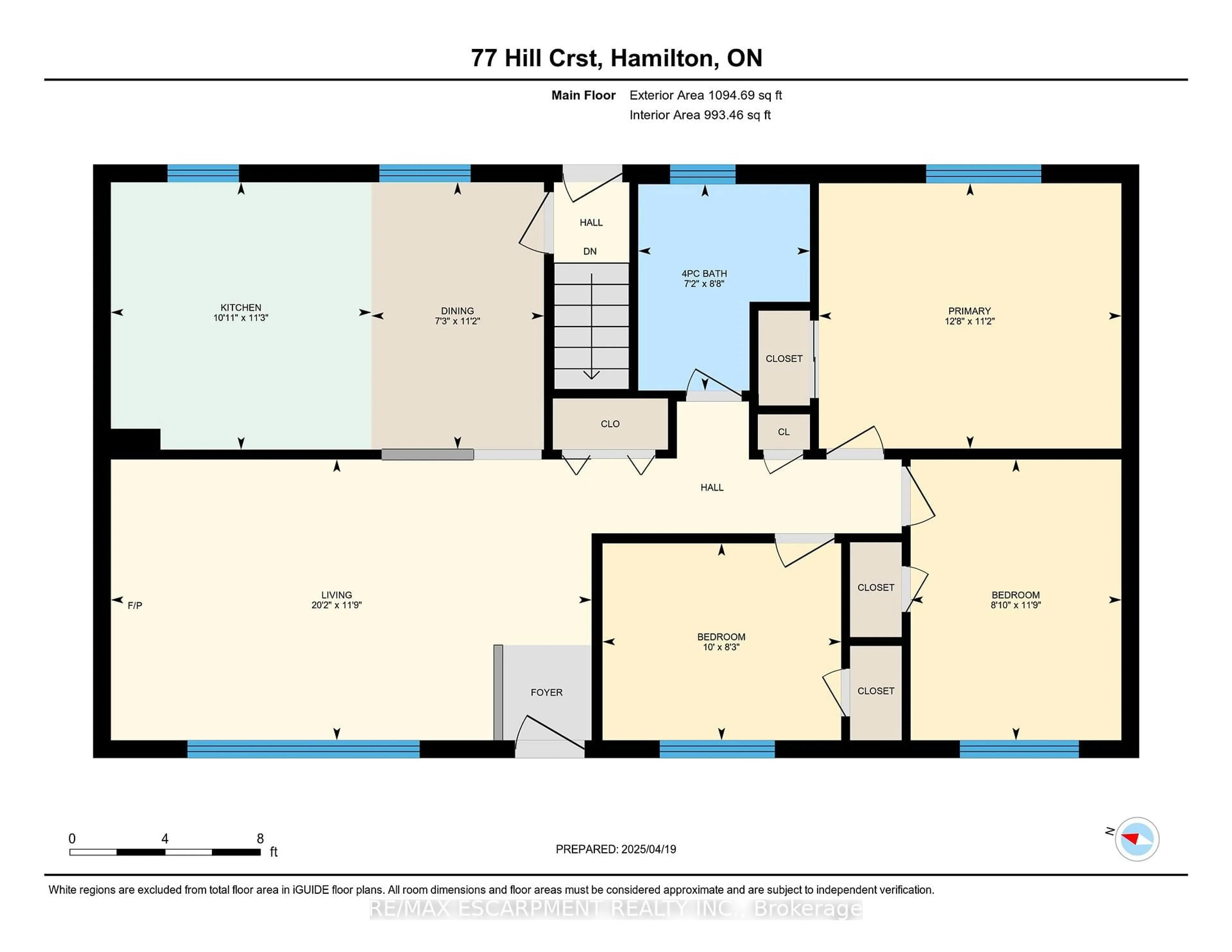 Floor plan for 77 Hill Crest N/A, Hamilton Ontario L9G 3A2