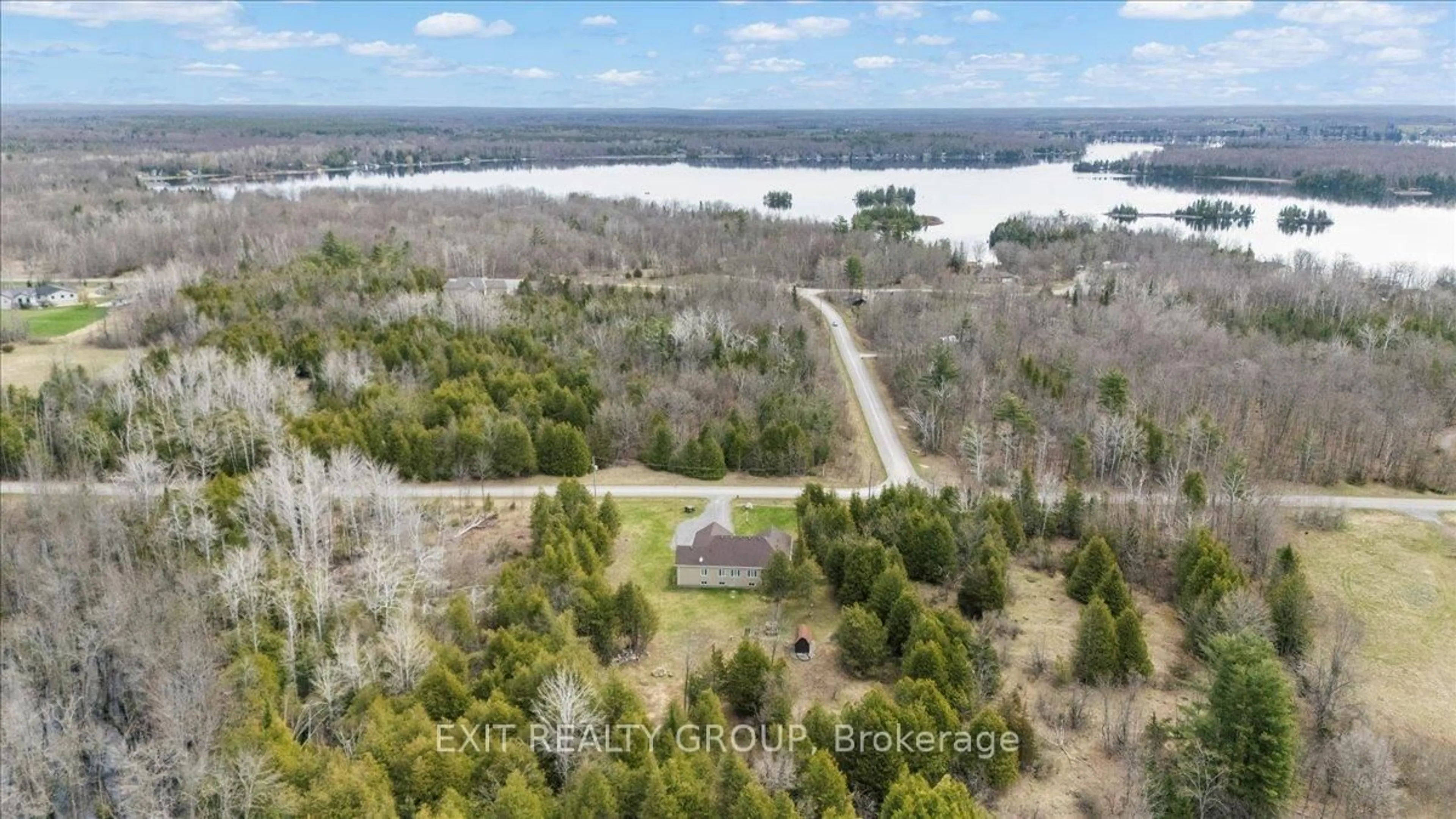 A pic from outside/outdoor area/front of a property/back of a property/a pic from drone, water/lake/river/ocean view for 90 Timberland Dr, Trent Hills Ontario K0L 1Z0