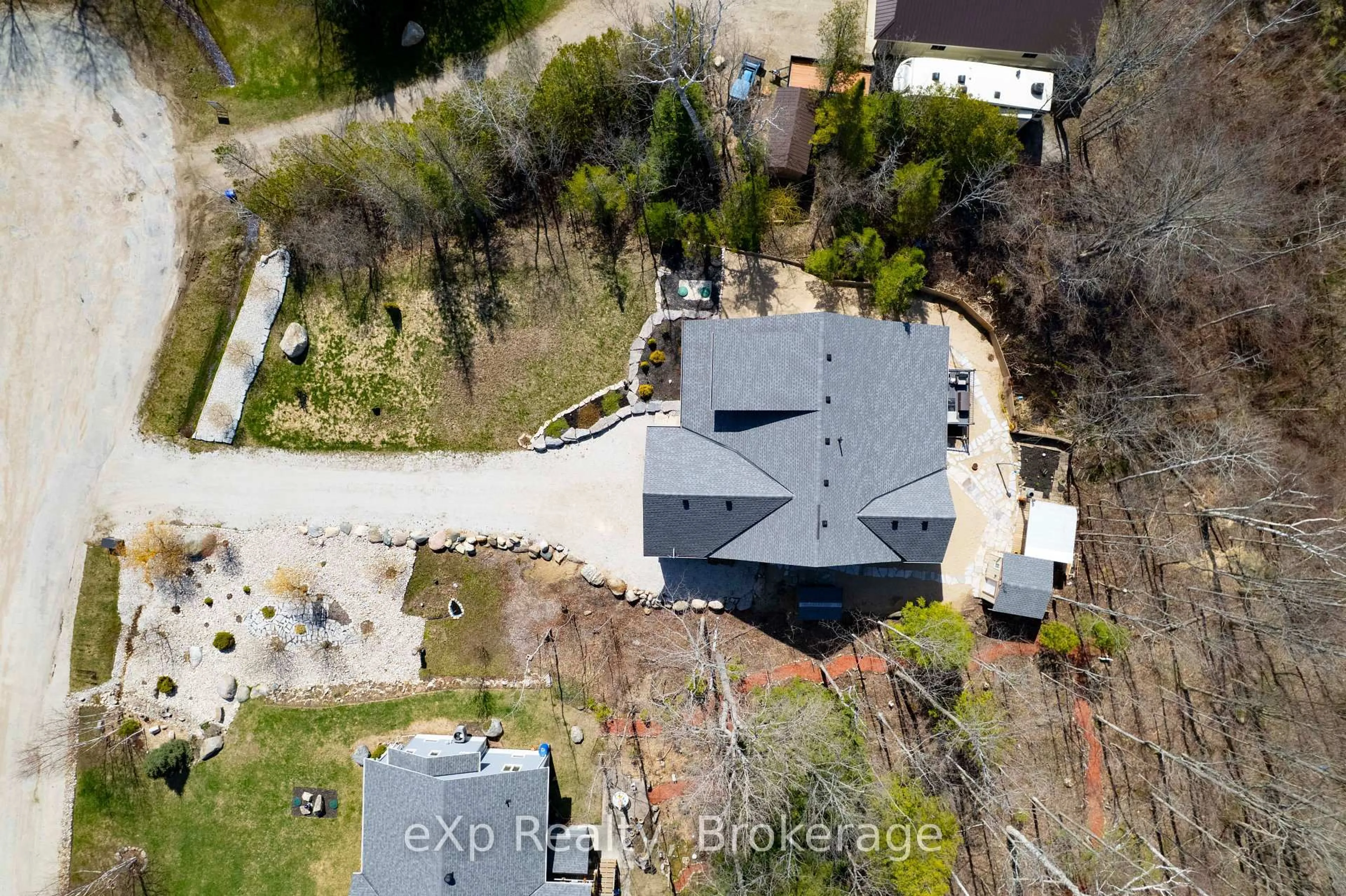 A pic from outside/outdoor area/front of a property/back of a property/a pic from drone, street for 94 Birch St, South Bruce Peninsula Ontario N0H 2G0