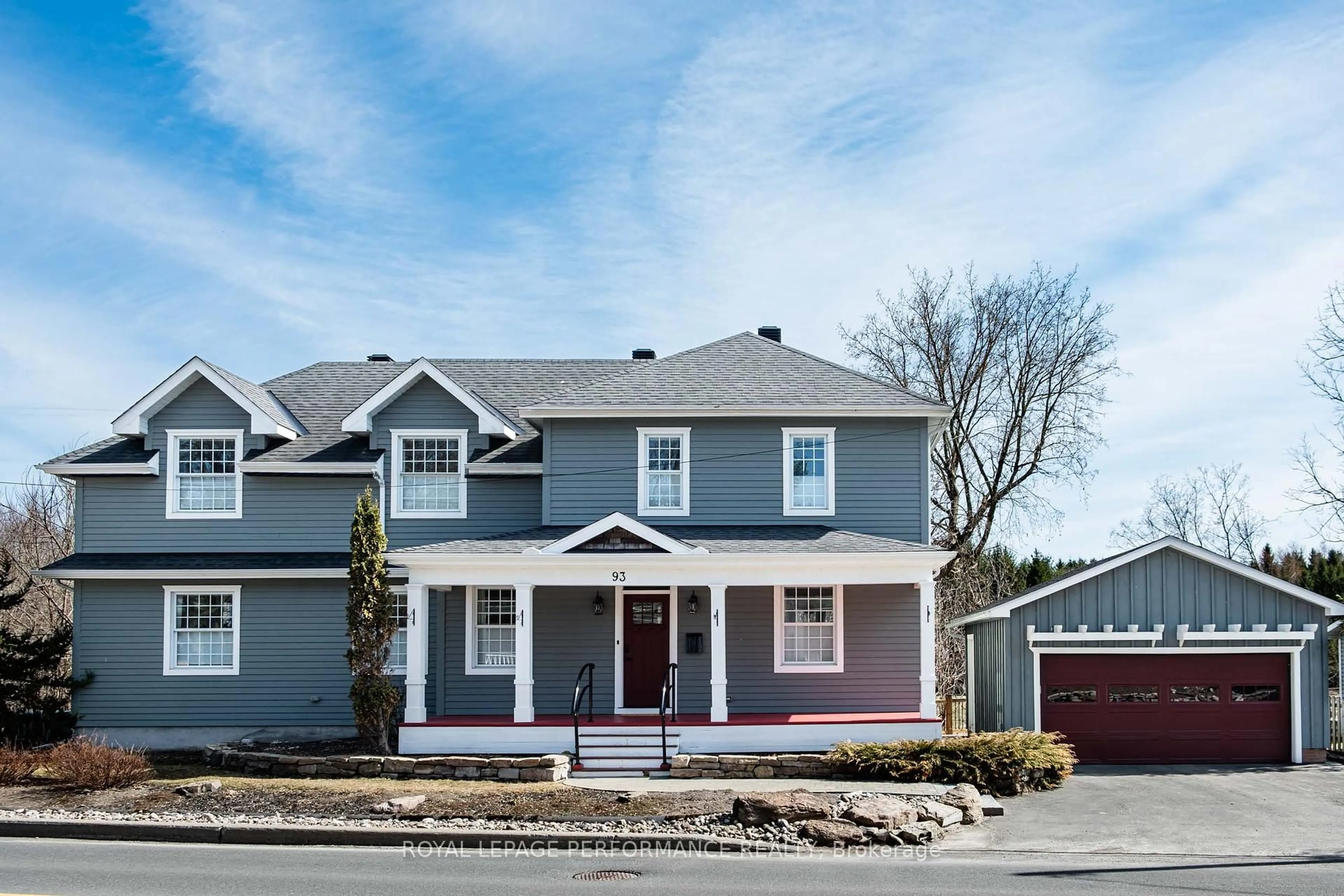 Home with vinyl exterior material, street for 93 Craig St, Russell Ontario K4R 1A2