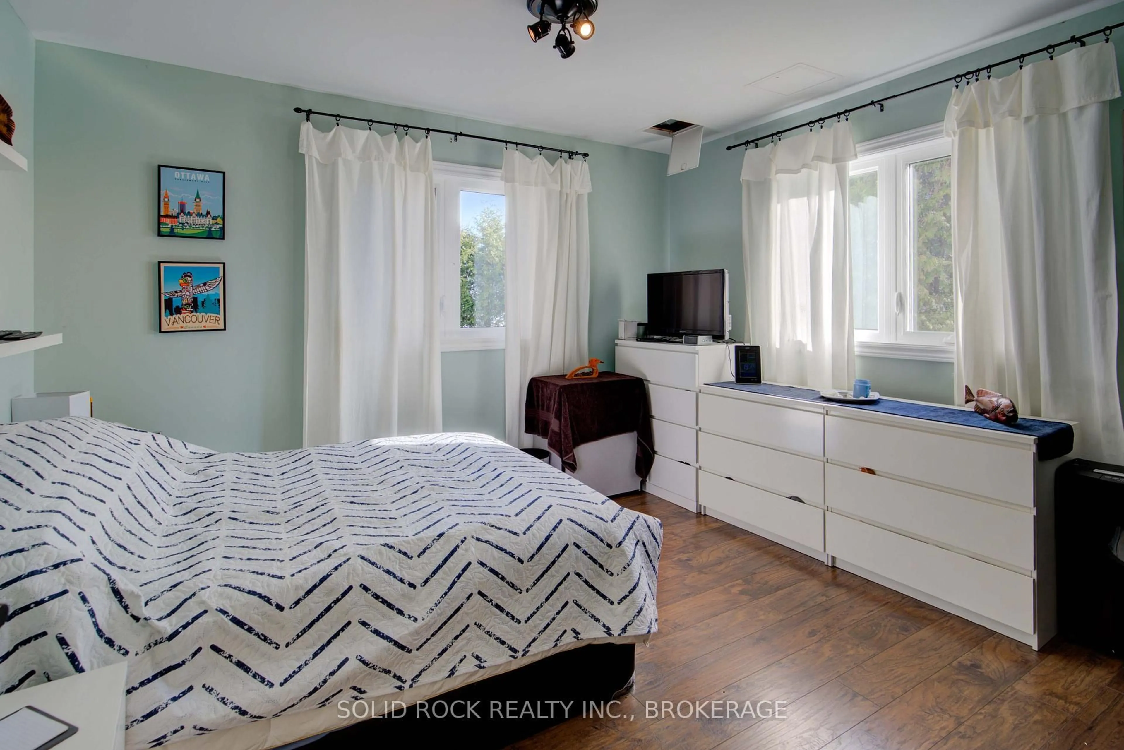 Bedroom with bed, unknown for 4293 County 6 Rd, Yarker Ontario K0K 3N0
