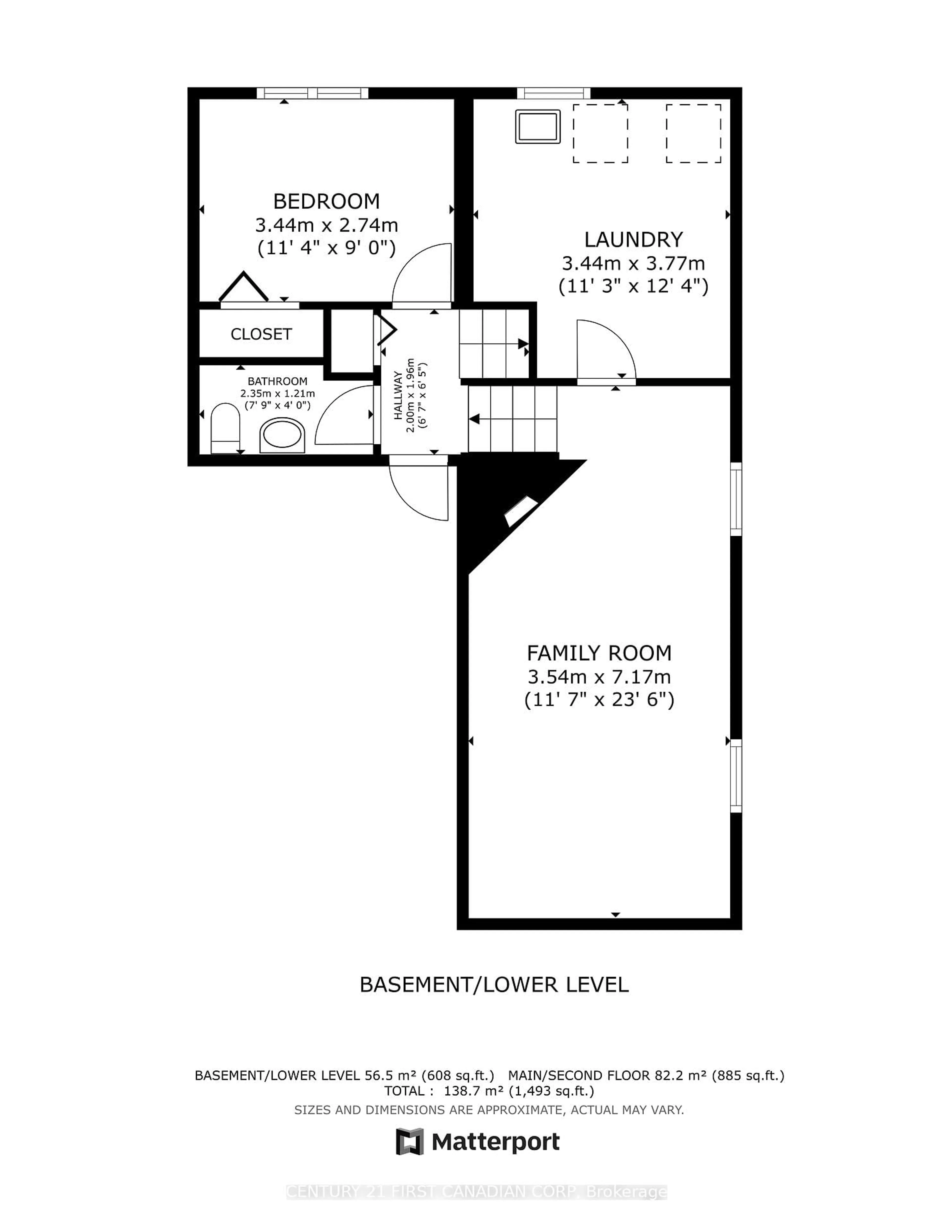 Floor plan for 326 Burns St, Strathroy-Caradoc Ontario N7G 1G4