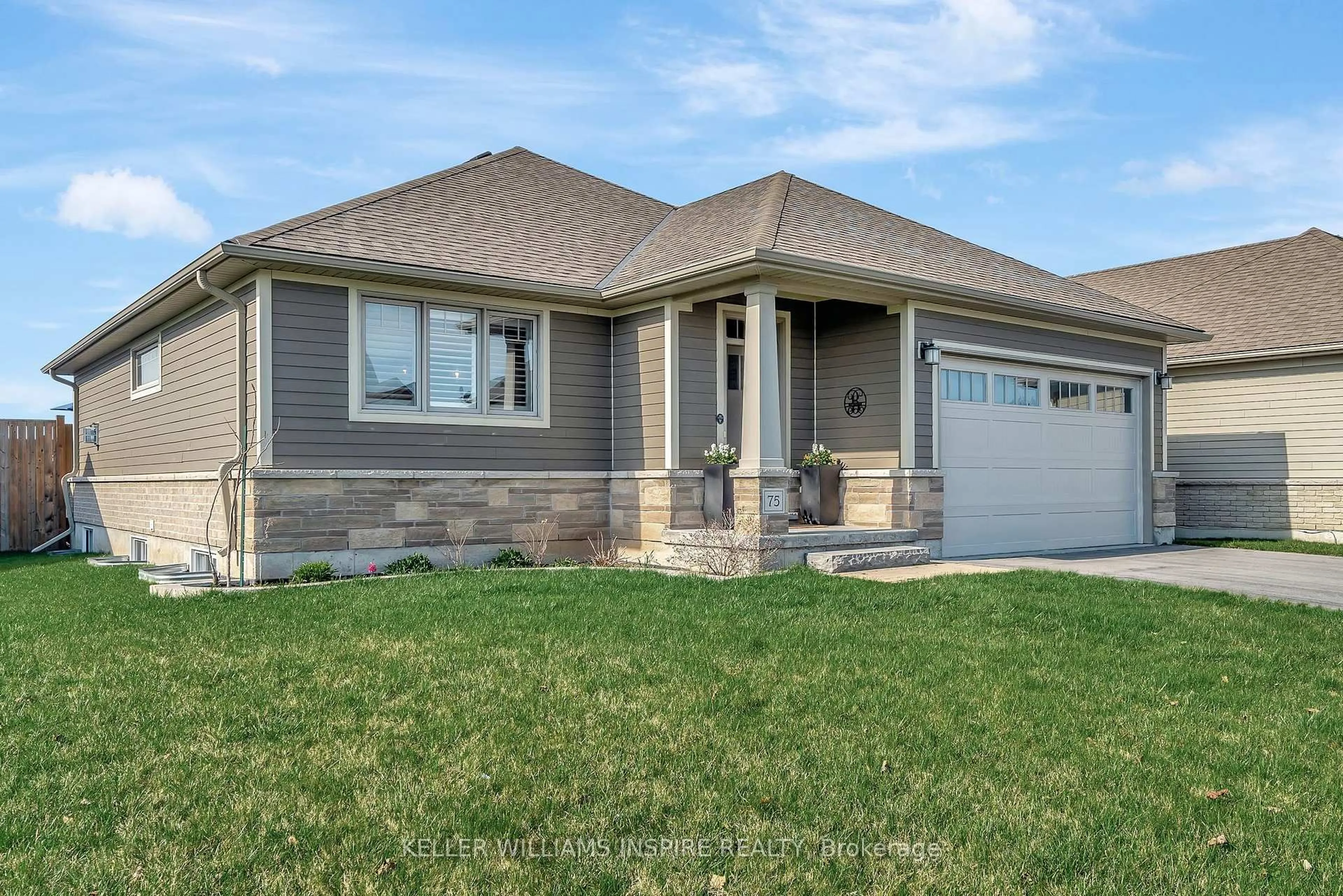 Home with brick exterior material, street for 75 Tessa Blvd, Belleville Ontario K8N 5K9