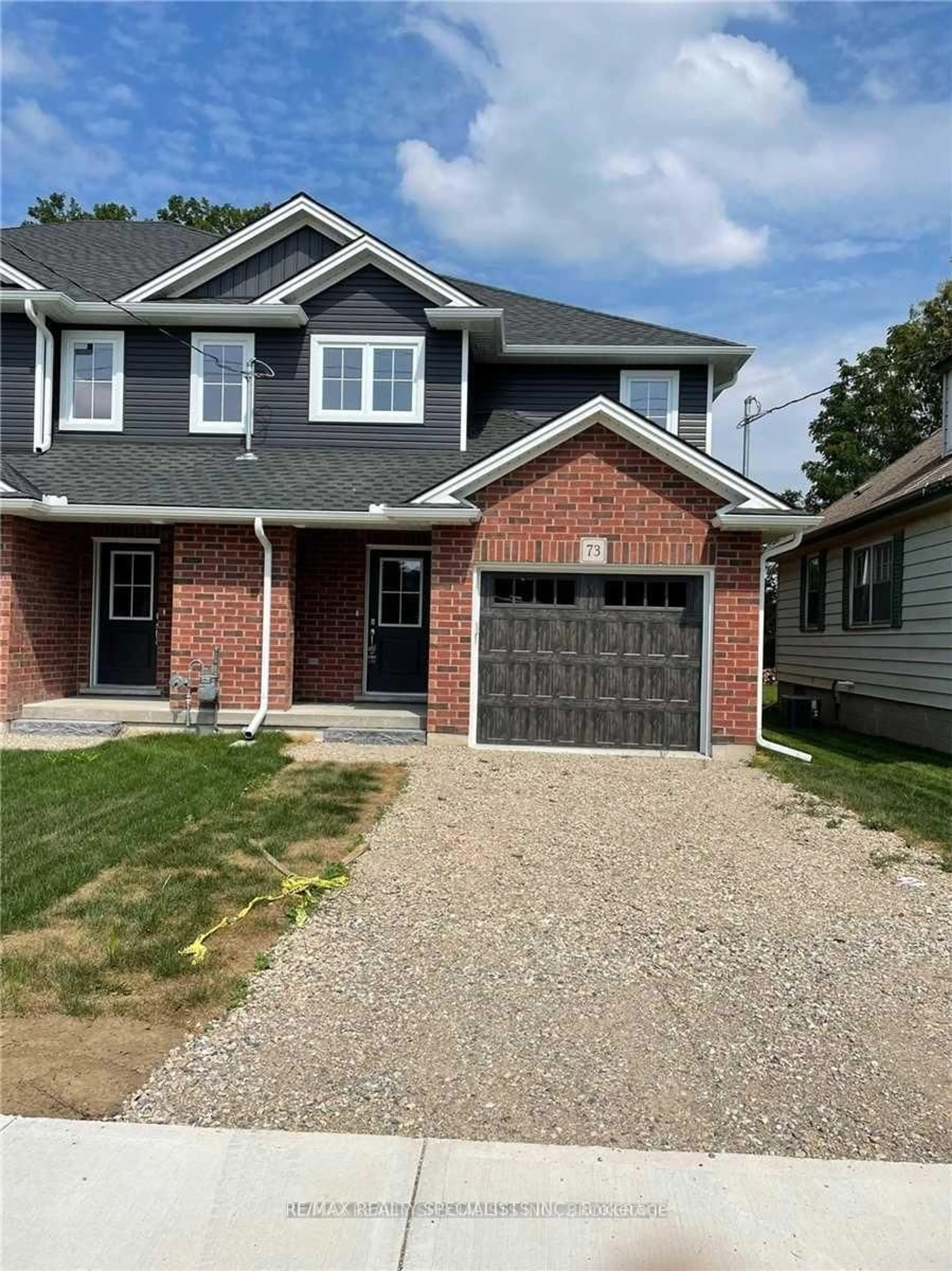 Home with brick exterior material, street for 73 Park Row St, South-West Oxford Ontario N4S 1V9