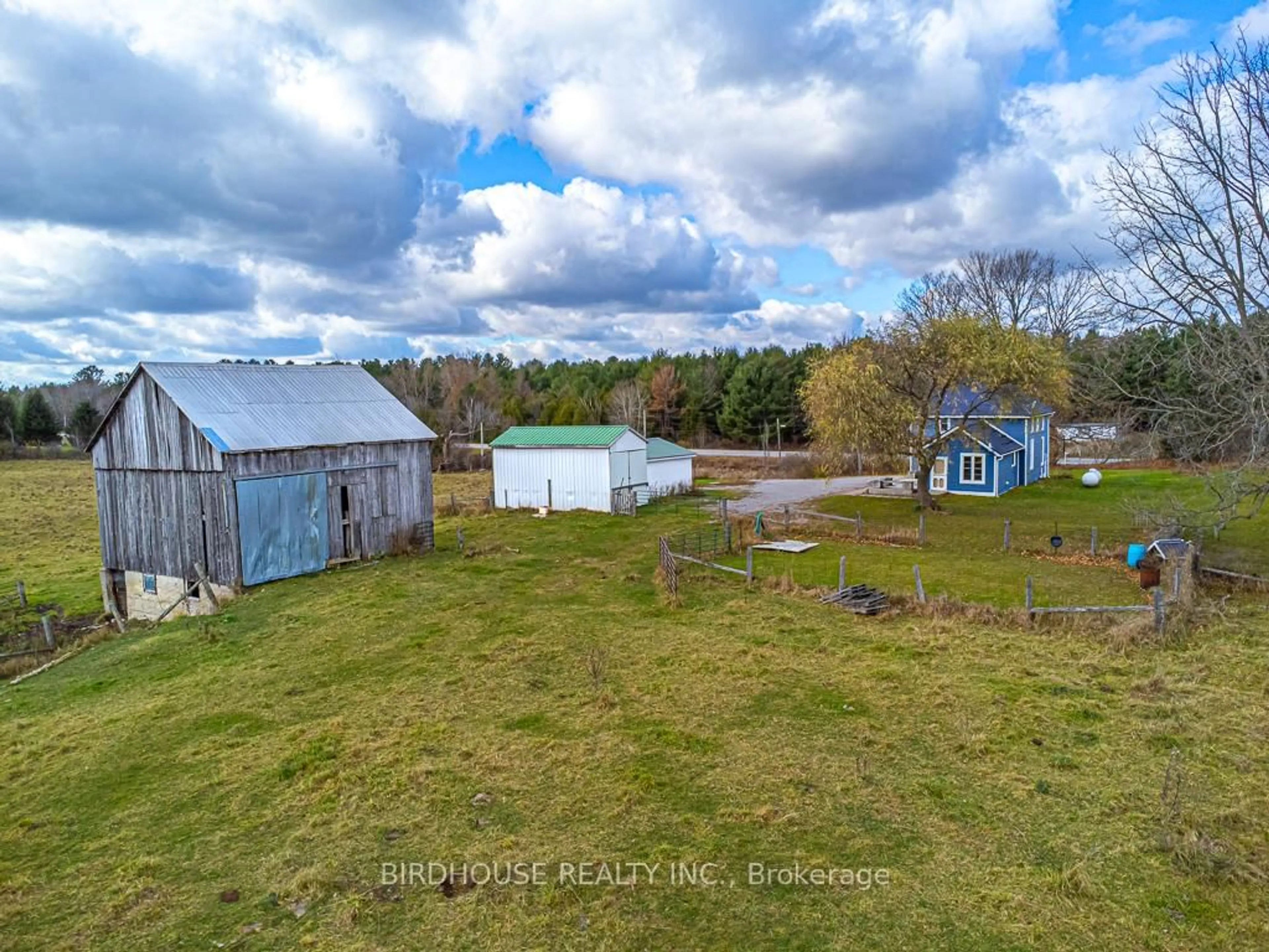 A pic from outside/outdoor area/front of a property/back of a property/a pic from drone, water/lake/river/ocean view for 2426 County Road 48 N/A, Kawartha Lakes Ontario K0M 2B0