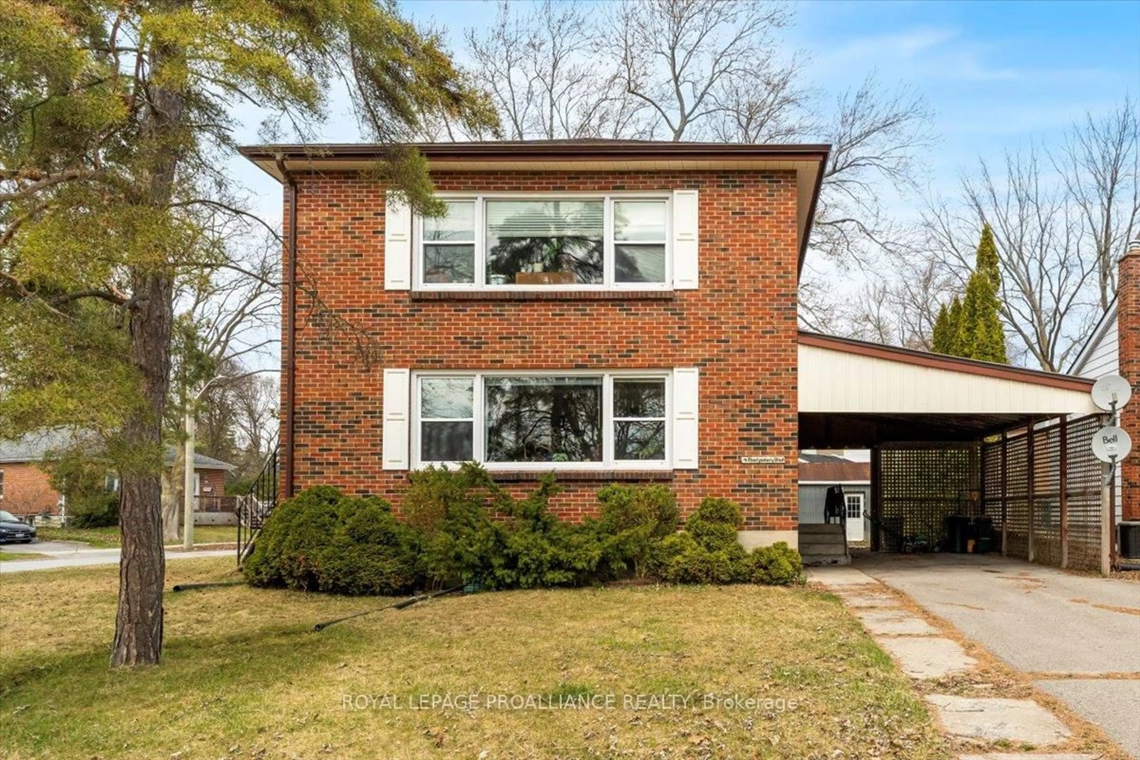 Home with brick exterior material, street for 4 Montgomery Blvd, Belleville Ontario K8N 1H9