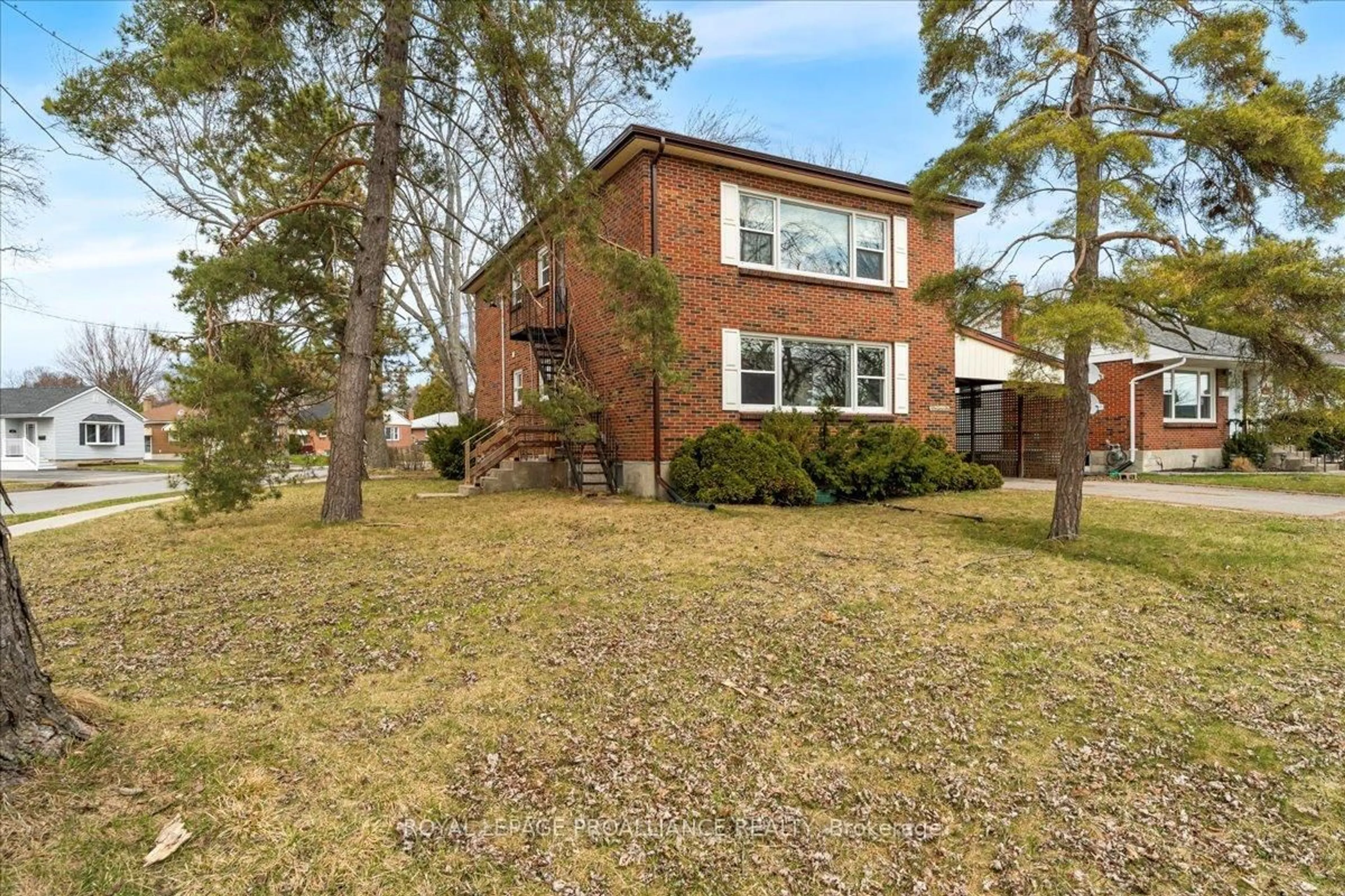Home with brick exterior material, street for 4 Montgomery Blvd, Belleville Ontario K8N 1H9