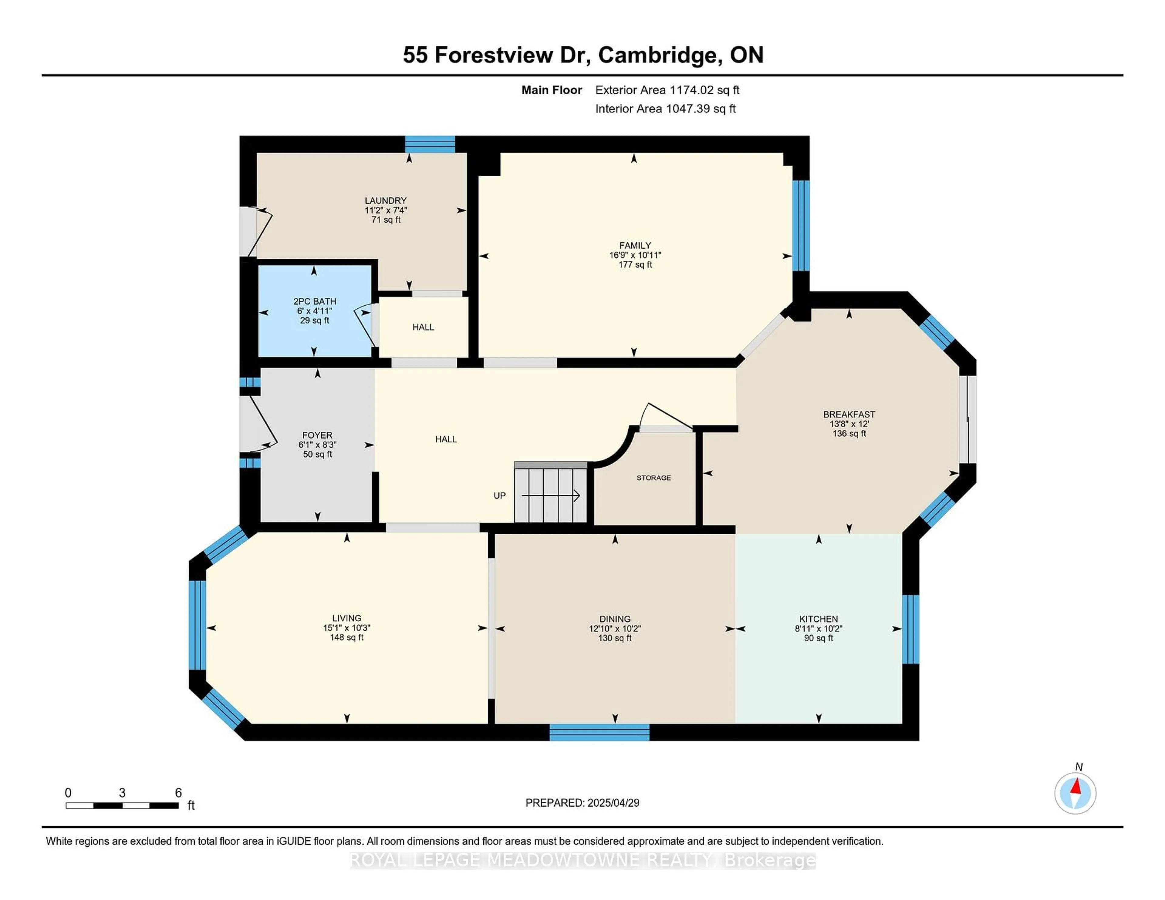 Floor plan for 55 Forestview Dr, Cambridge Ontario N1T 1V1