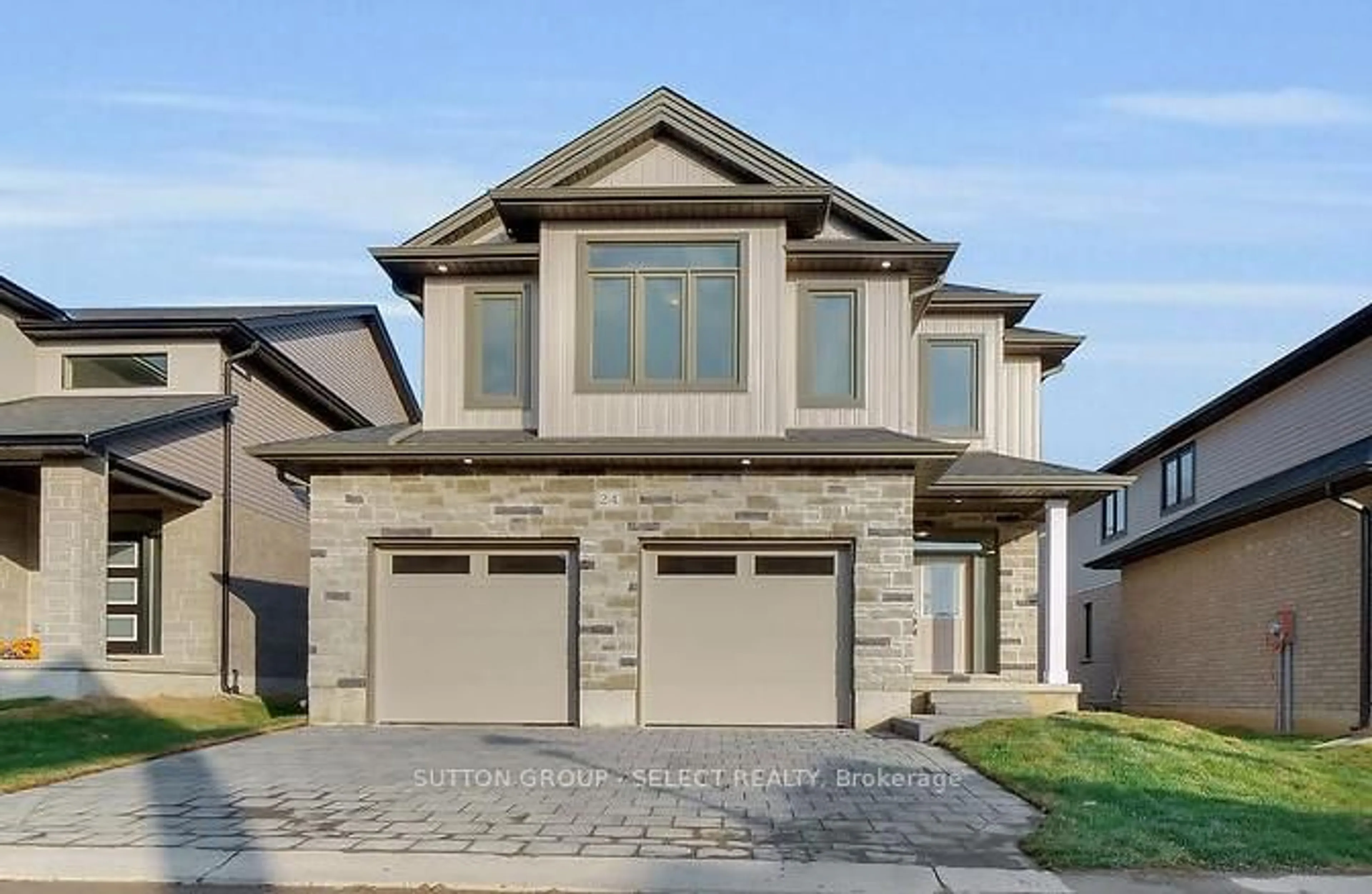 Home with brick exterior material, street for 7966 Fallon Dr #17, Lucan Biddulph Ontario N0M 1V0