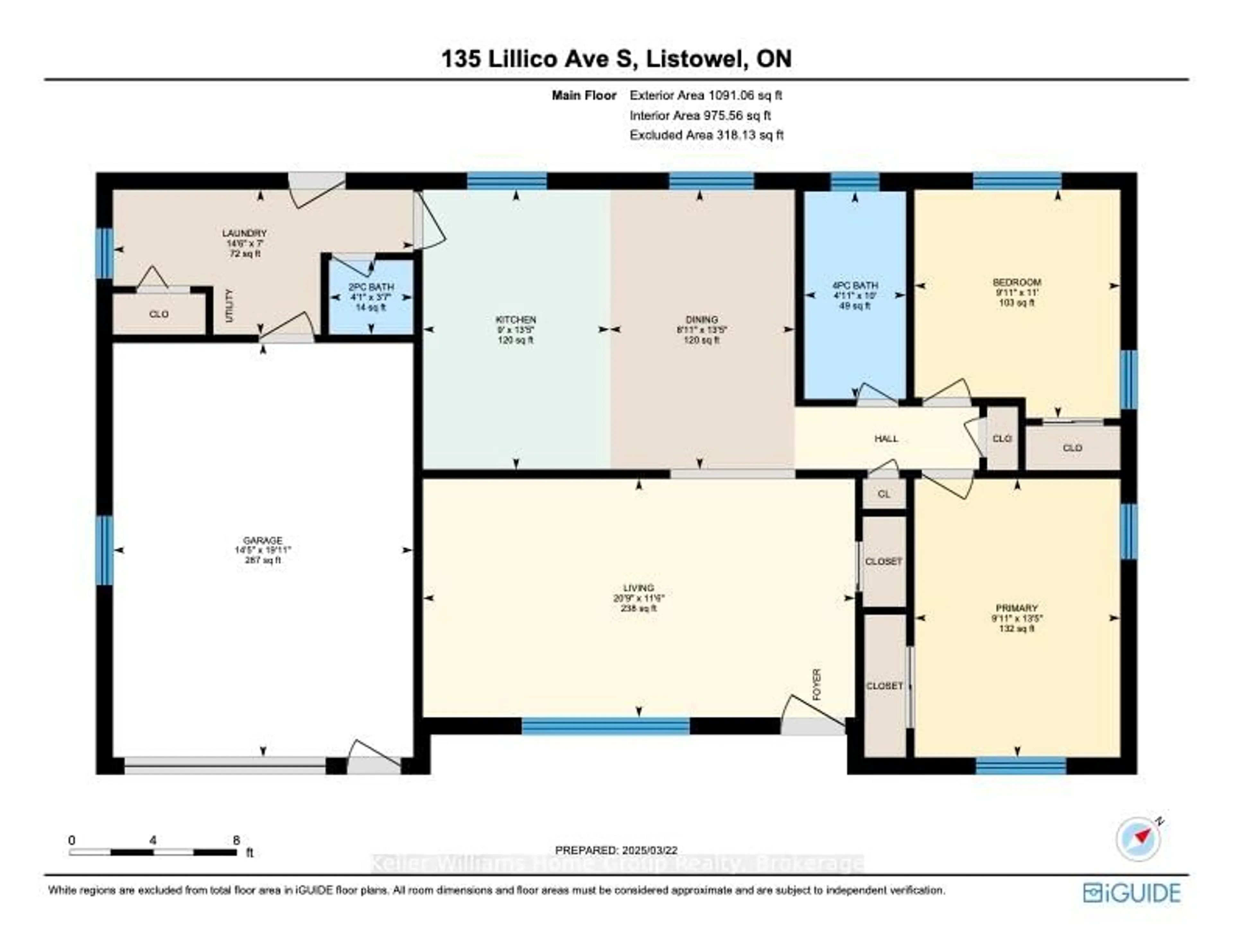 Floor plan for 135 LILLICO Ave, North Perth Ontario N4W 2L4