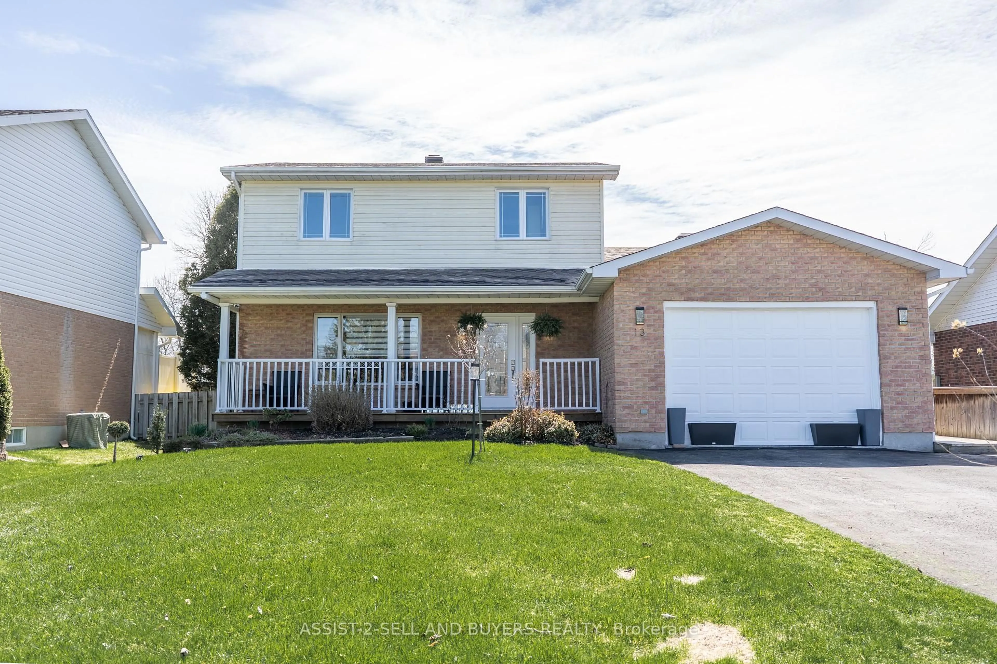 Home with vinyl exterior material, street for 13 Cherry Ave, South Stormont Ontario K0C 1P0