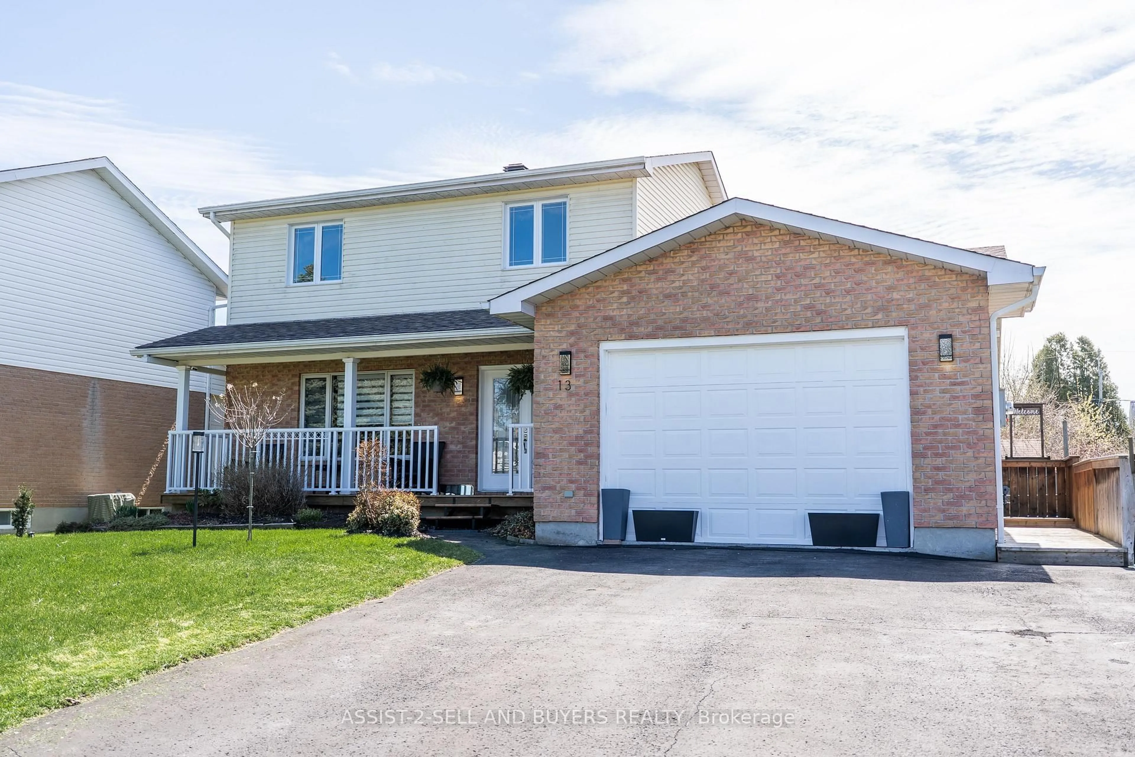 Home with brick exterior material, street for 13 Cherry Ave, South Stormont Ontario K0C 1P0