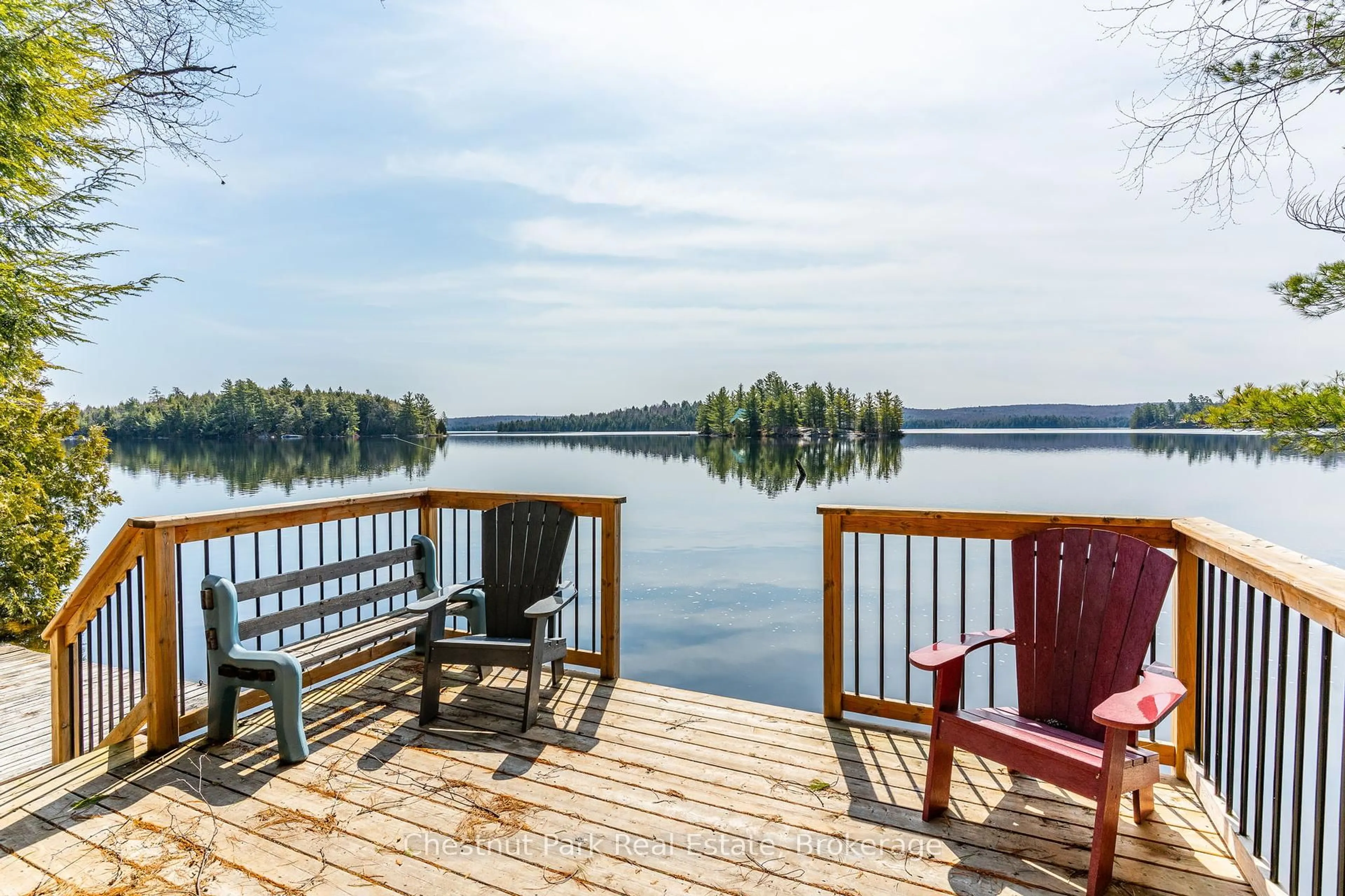 Patio, water/lake/river/ocean view for 5989 Kennisis Lake Rd, Dysart et al Ontario K0M 1S0