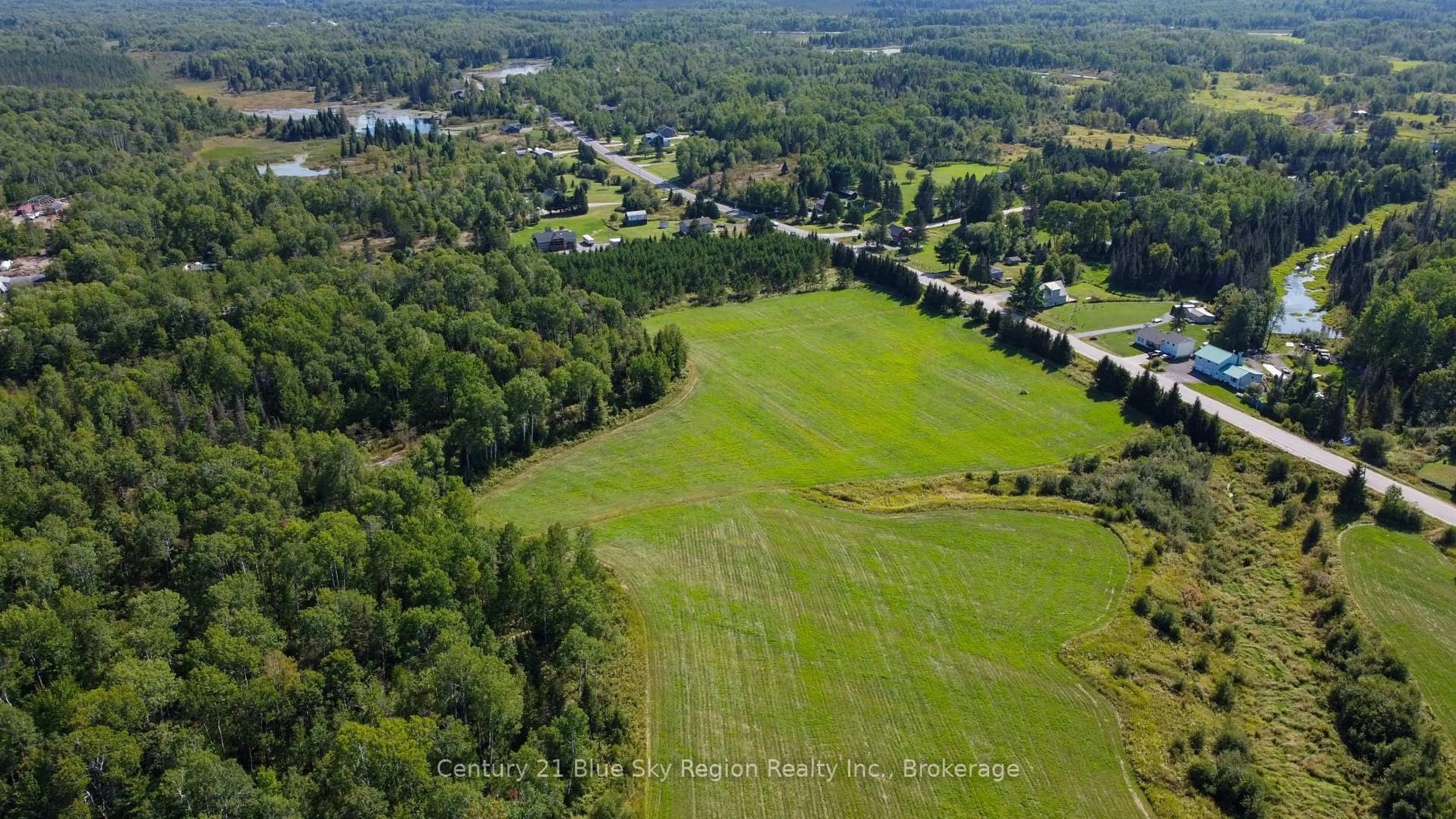 A pic from outside/outdoor area/front of a property/back of a property/a pic from drone, forest/trees view for Lot 1 Centennial Cres, East Ferris Ontario P0H 1K0