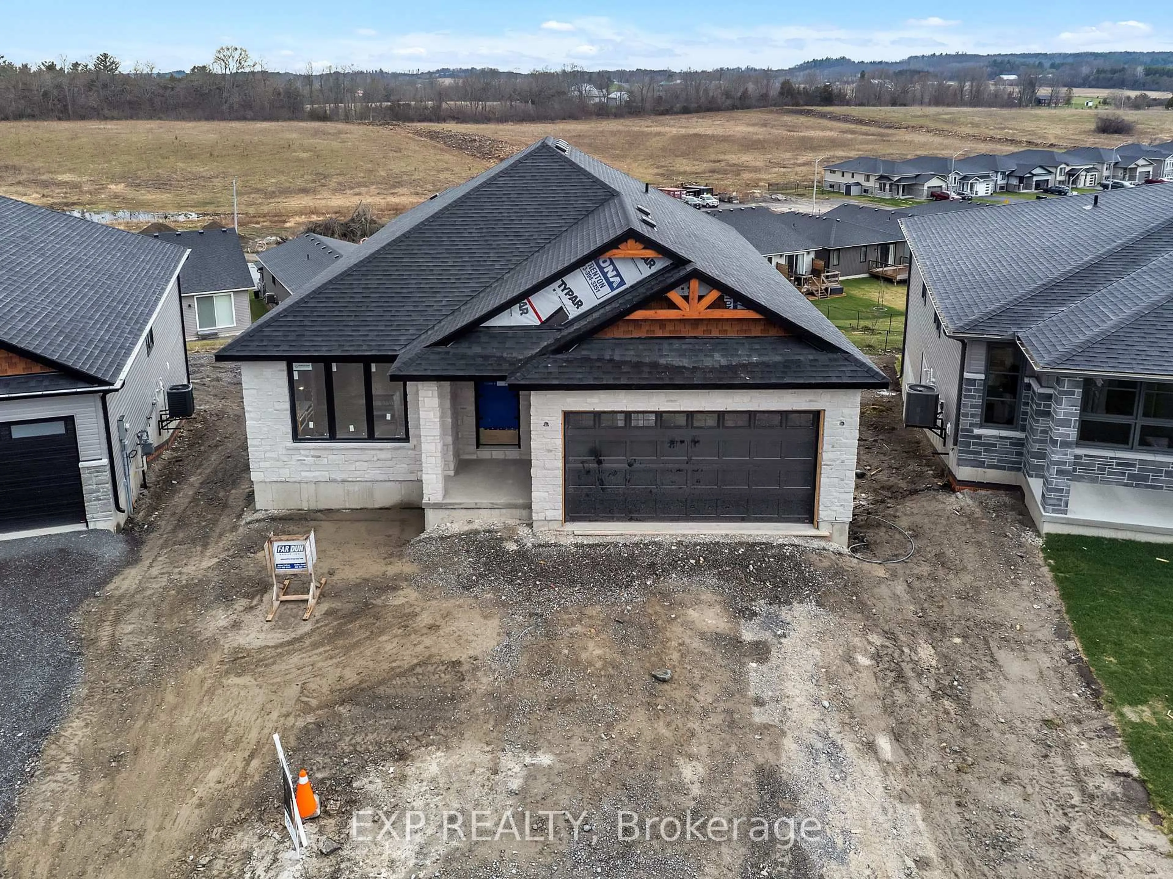 A pic from outside/outdoor area/front of a property/back of a property/a pic from drone, building for 38 Meagan Lane, Hastings Ontario K0K 2C0