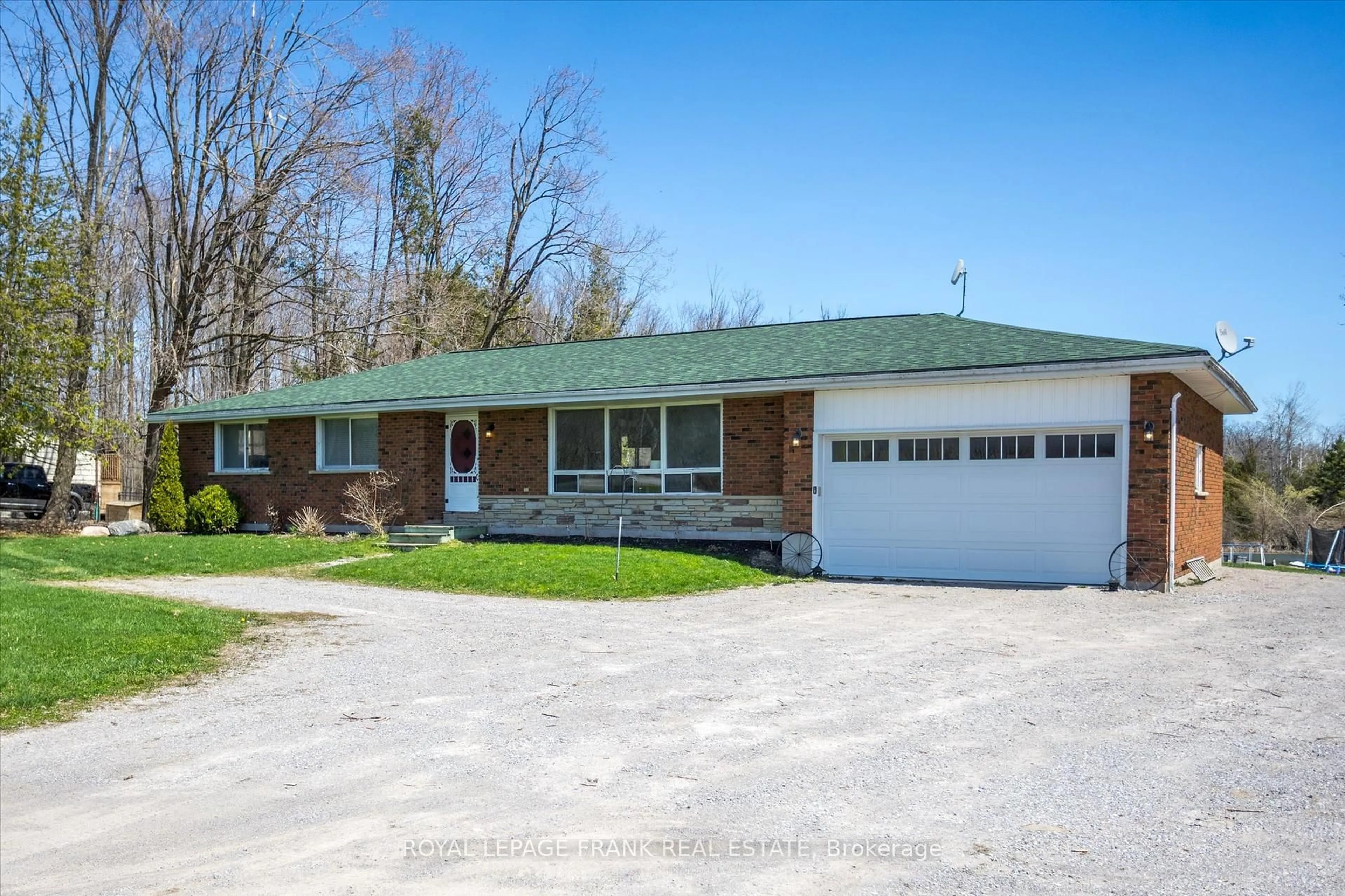A pic from outside/outdoor area/front of a property/back of a property/a pic from drone, street for 70 Orange Corners Rd, Kawartha Lakes Ontario K0L 2W0