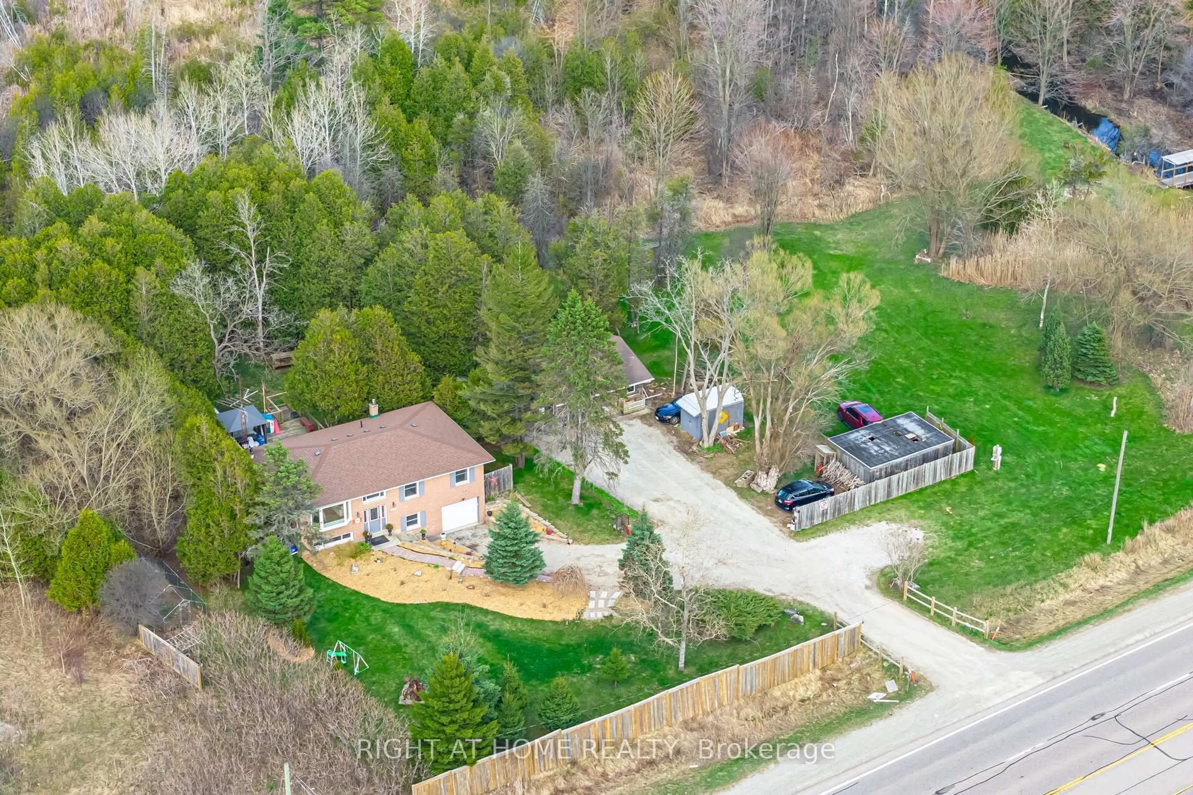 A pic from outside/outdoor area/front of a property/back of a property/a pic from drone, unknown for 2130 Highway 6, Hamilton Ontario N0B 2J0