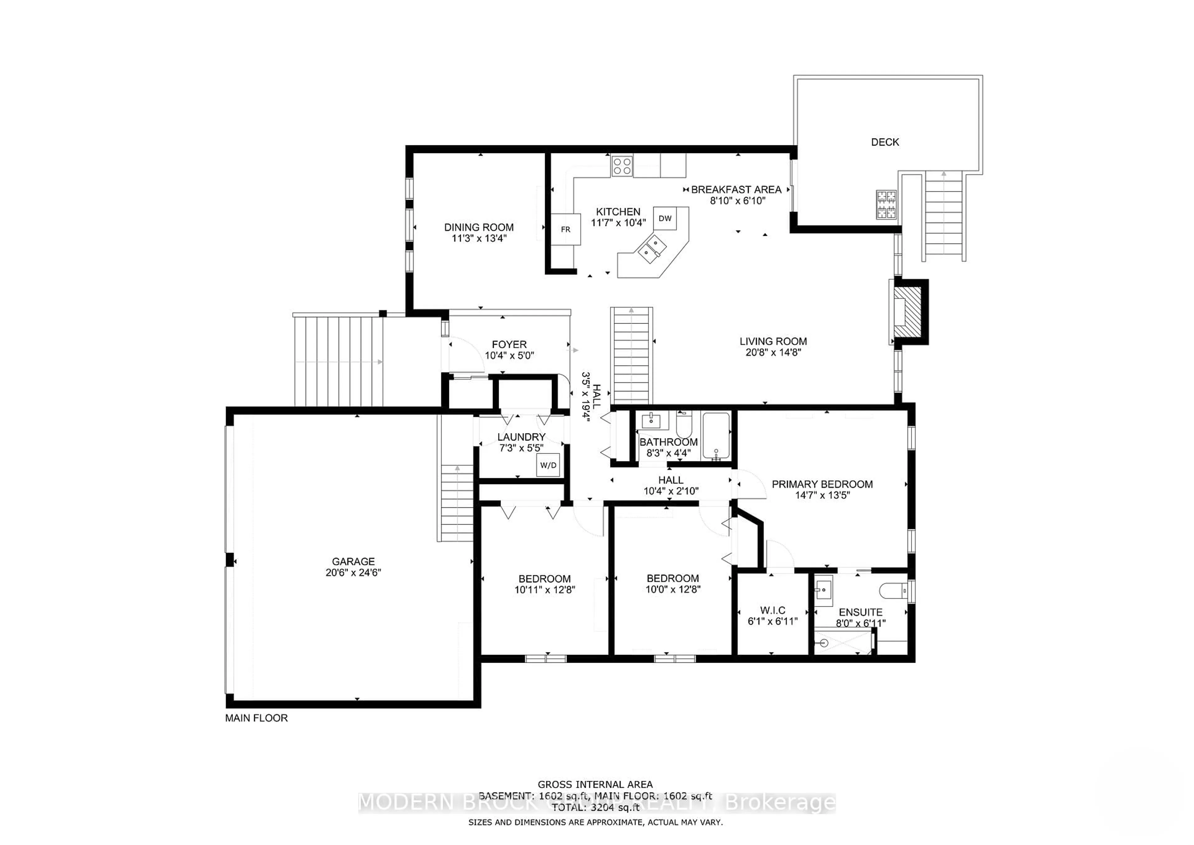 Floor plan for 1444 Maplewood Dr, Elizabethtown-Kitley Ontario K6V 7C2
