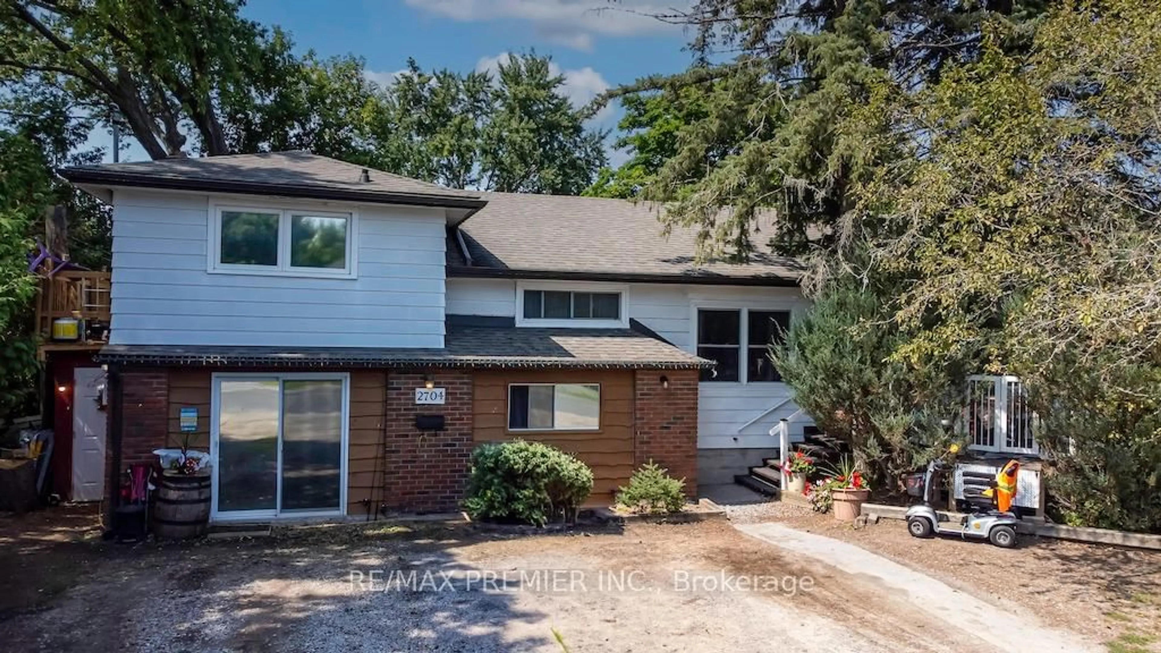 Home with brick exterior material, street for 2704 Television Rd, Douro-Dummer Ontario K9L 1E5