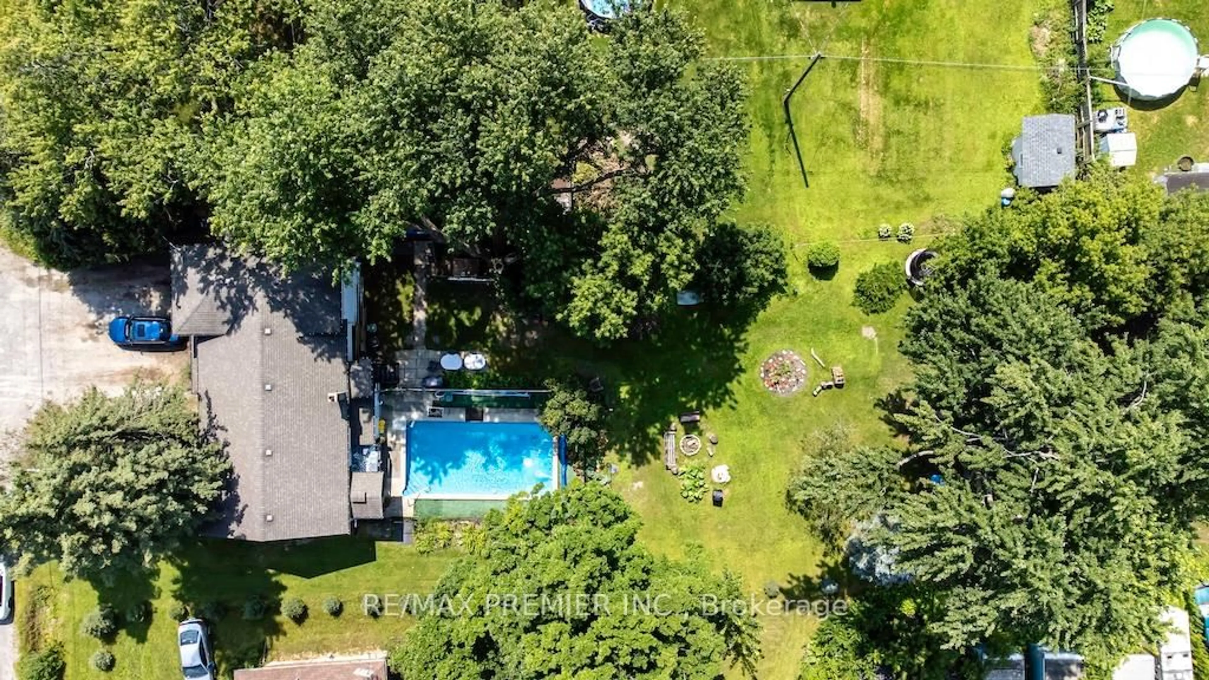 A pic from outside/outdoor area/front of a property/back of a property/a pic from drone, water/lake/river/ocean view for 2704 Television Rd, Douro-Dummer Ontario K9L 1E5