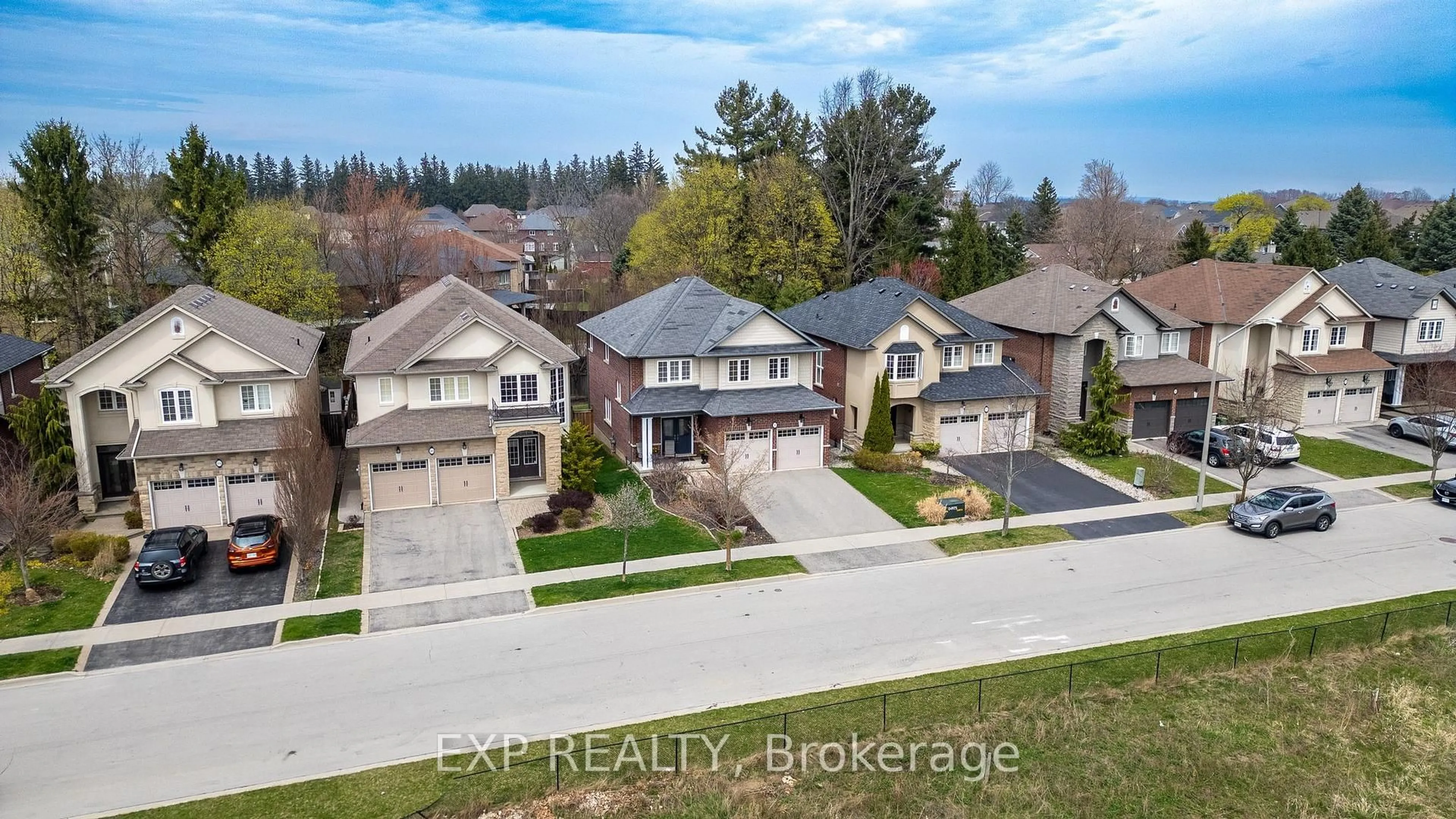 A pic from outside/outdoor area/front of a property/back of a property/a pic from drone, street for 36 Secinaro Ave, Hamilton Ontario L9G 0C6