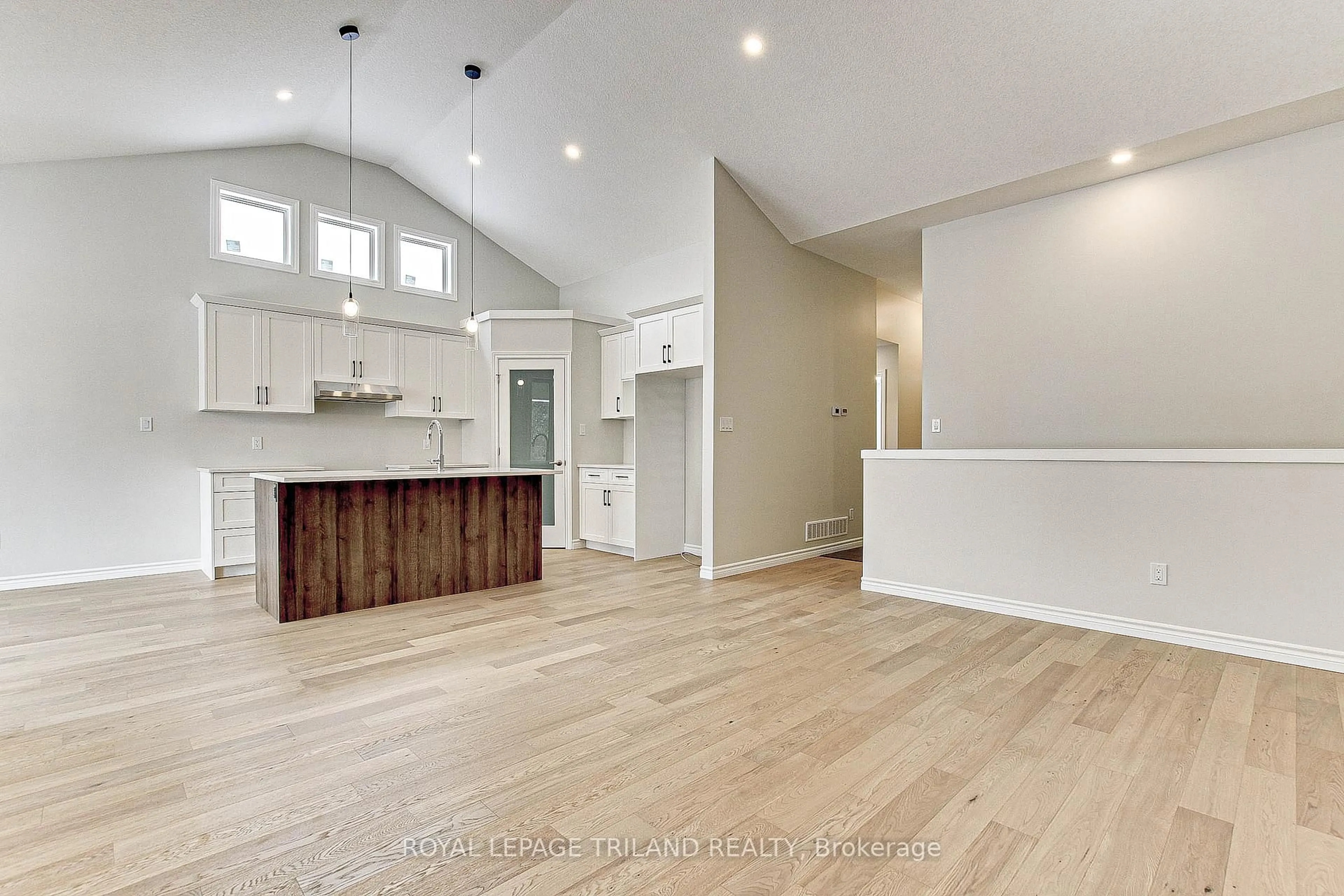 Open concept kitchen, wood/laminate floor for LOT 5 MACLEOD Crt, West Elgin Ontario N0L 2P0