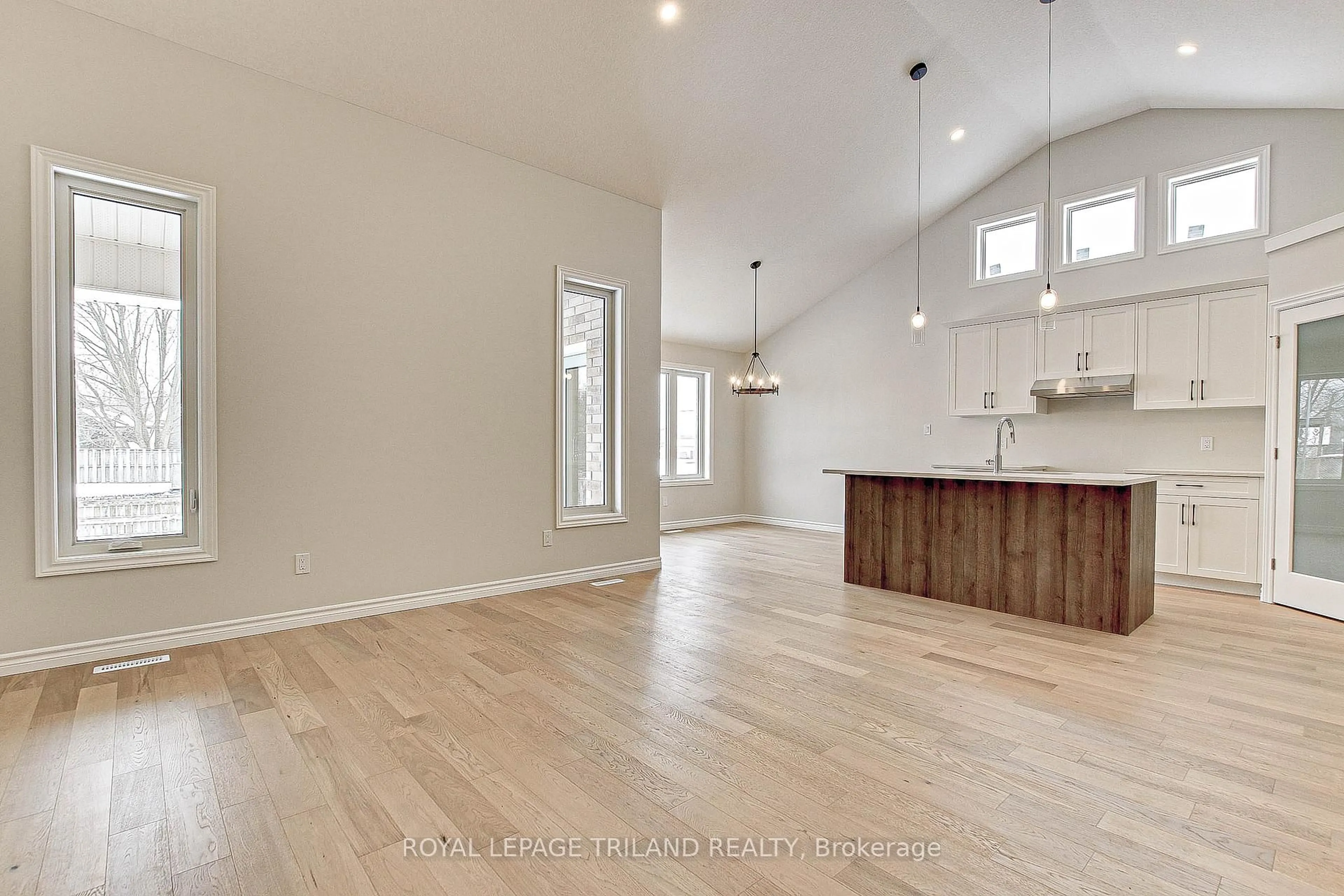 Open concept kitchen, wood/laminate floor for LOT 5 MACLEOD Crt, West Elgin Ontario N0L 2P0