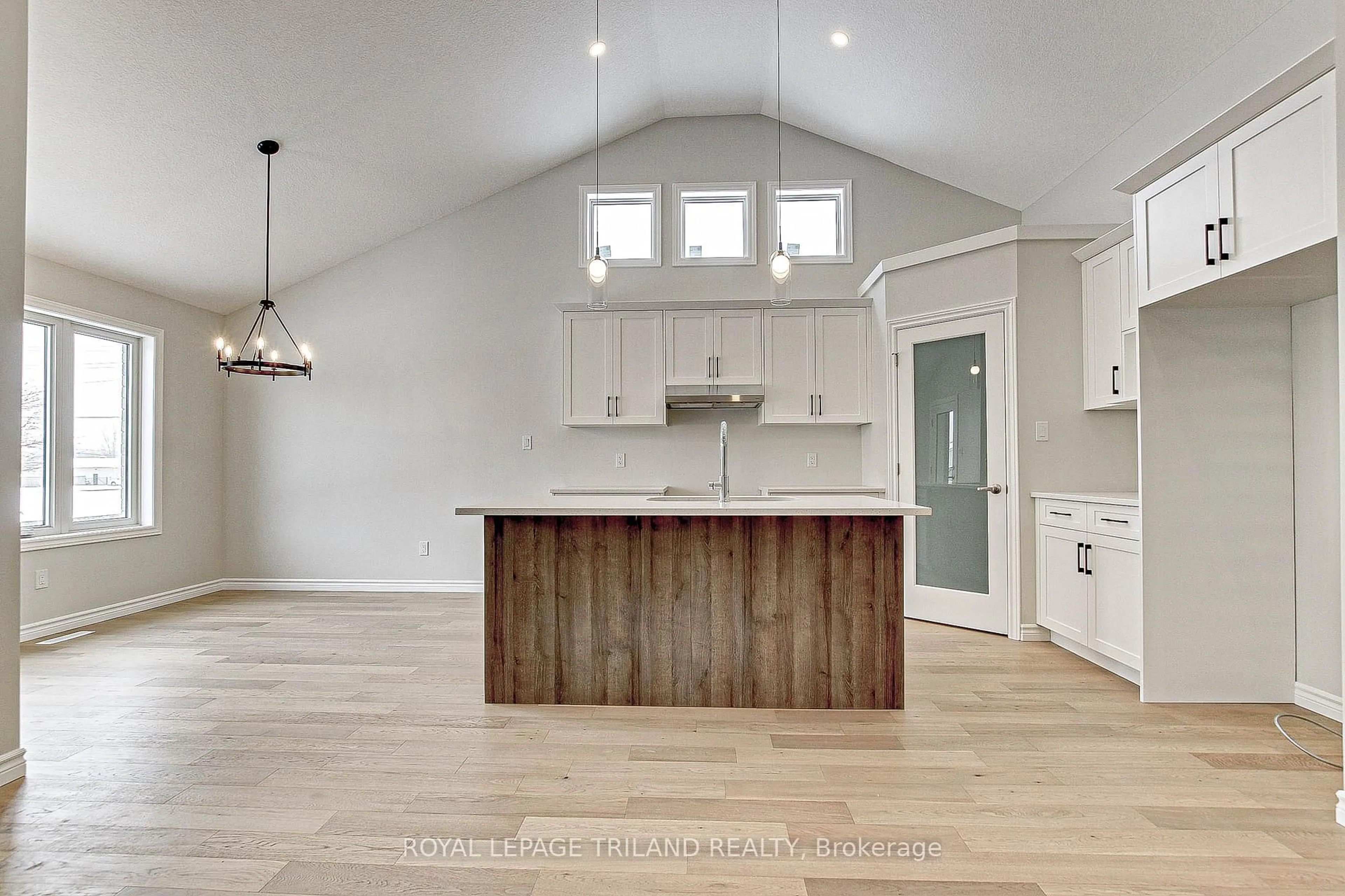 Open concept kitchen, wood/laminate floor for LOT 5 MACLEOD Crt, West Elgin Ontario N0L 2P0