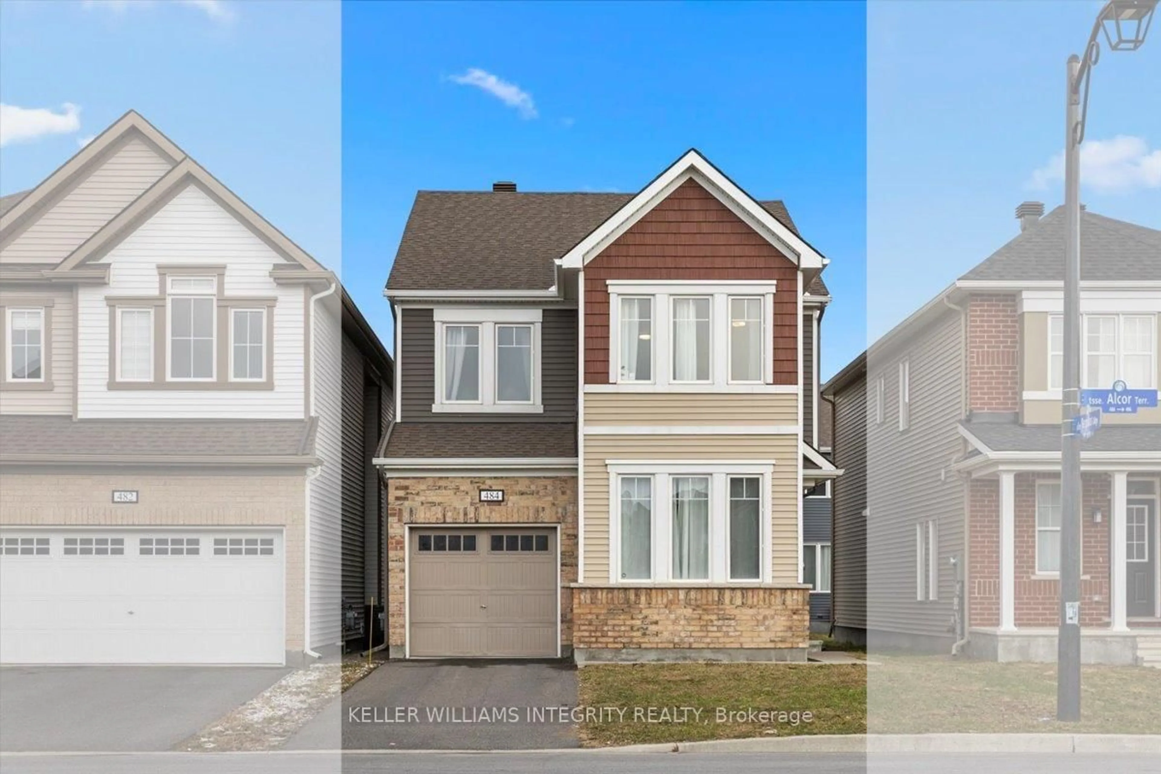 Home with brick exterior material, street for 484 ALCOR Terr, Ottawa Ontario K2J 6S9