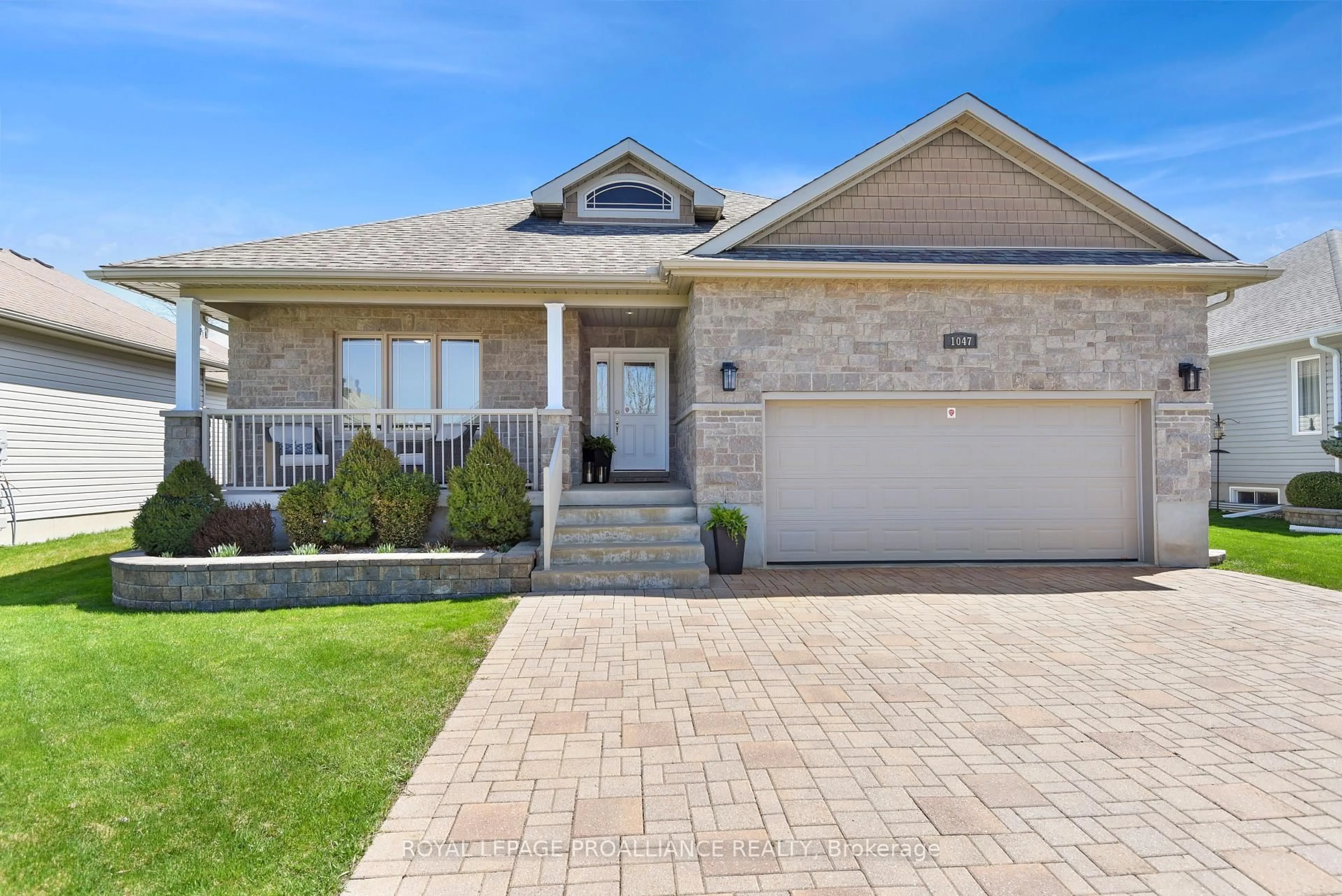 Home with brick exterior material, street for 1047 Fitzsimmons Dr, Brockville Ontario K6V 0A1
