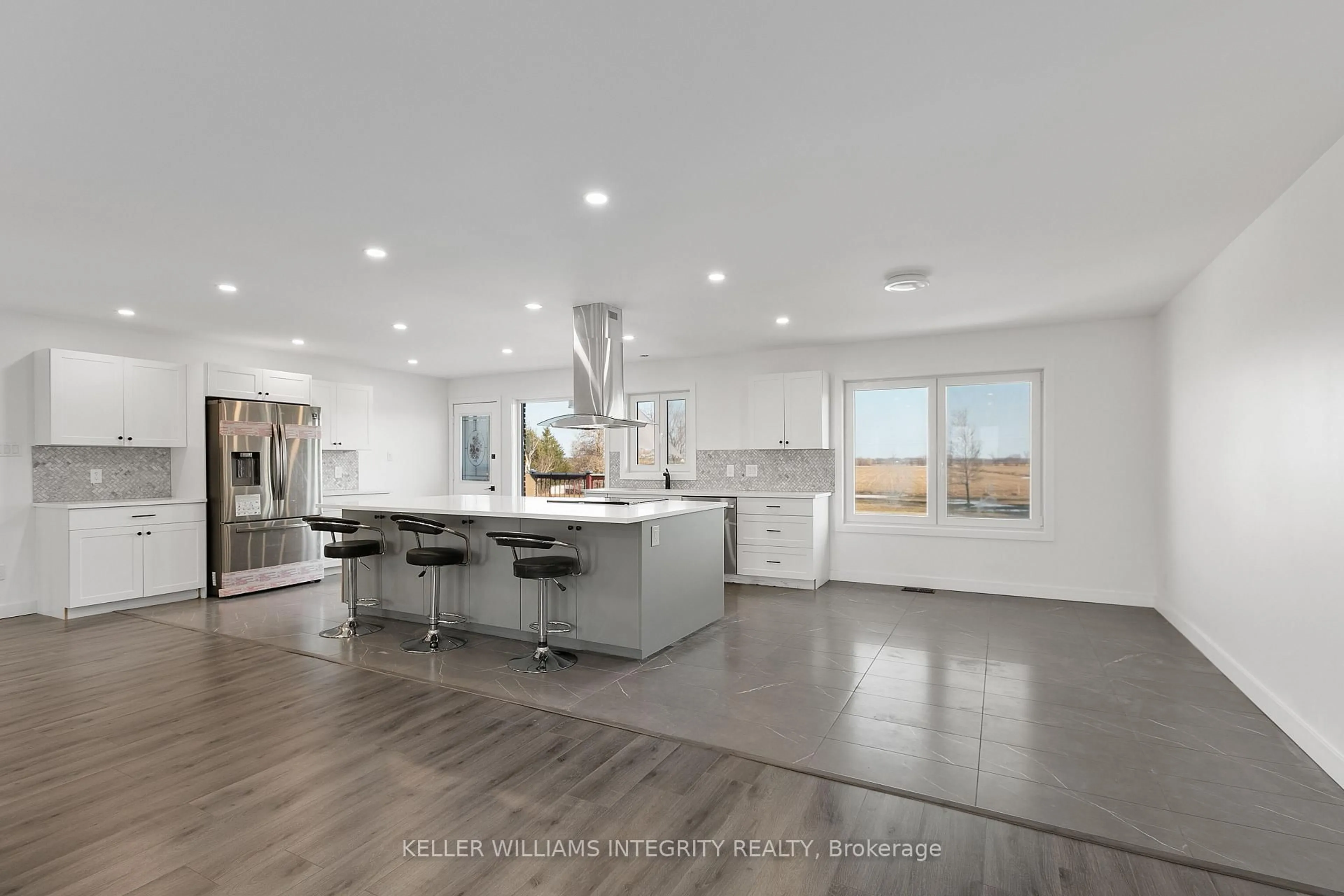Open concept kitchen, ceramic/tile floor for 2140 COUNTY RD 8 Rd, The Nation Ontario K0A 1M0