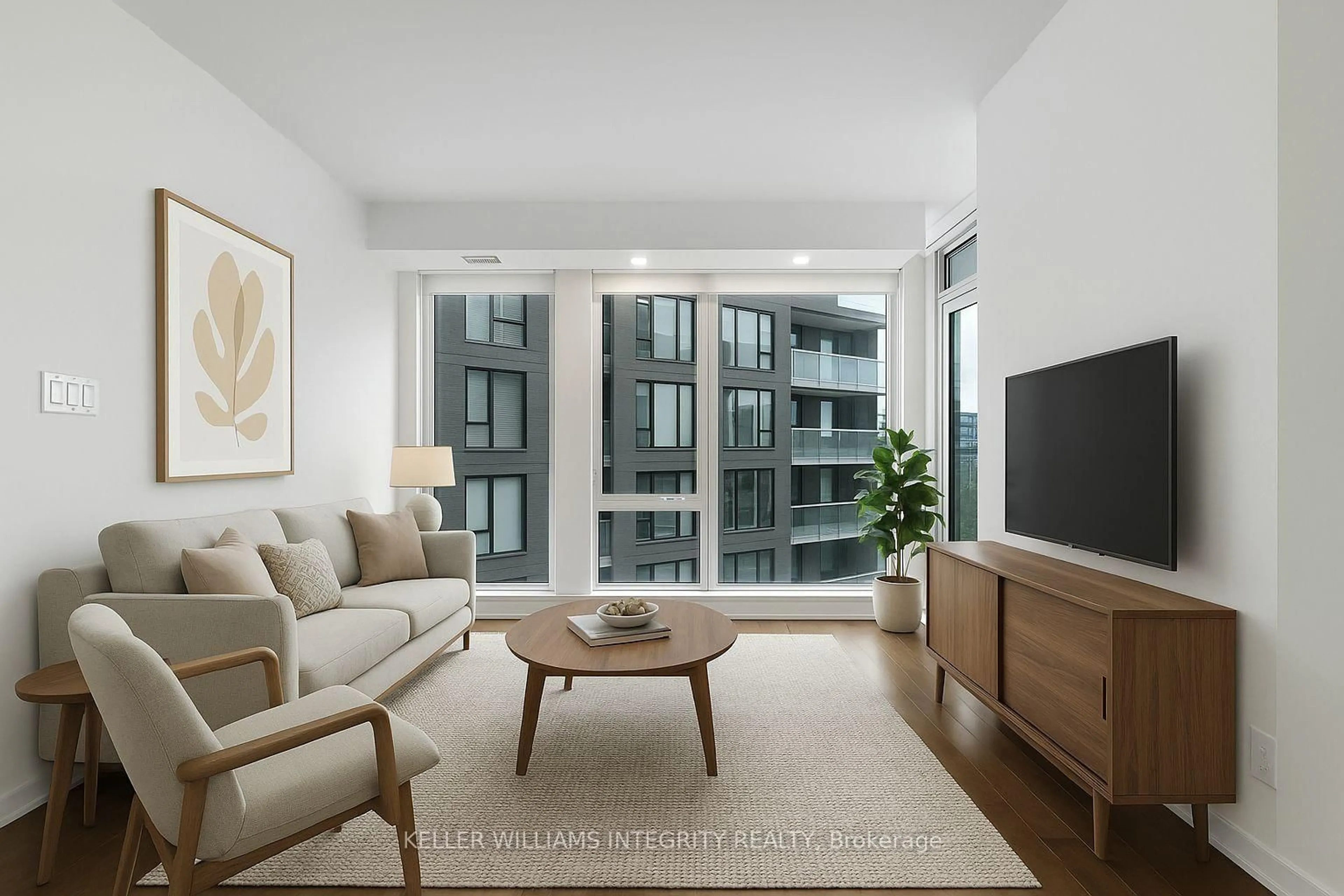 Living room with furniture, unknown for 179 Metcalfe St #1705, Ottawa Ontario K2P 0W1