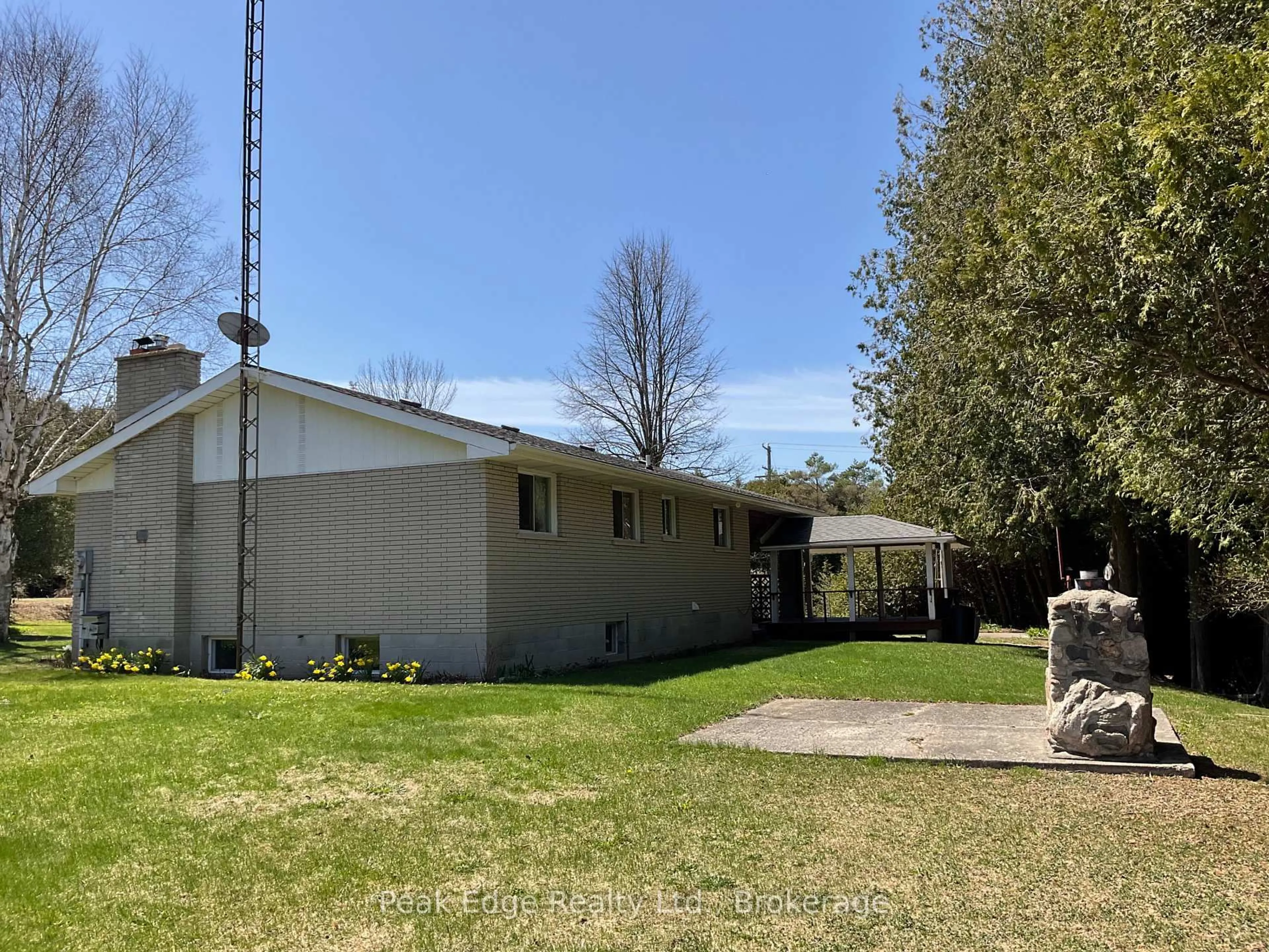 A pic from outside/outdoor area/front of a property/back of a property/a pic from drone, street for 33443 Grey Rd 28 Rd, West Grey Ontario N4N 3B9