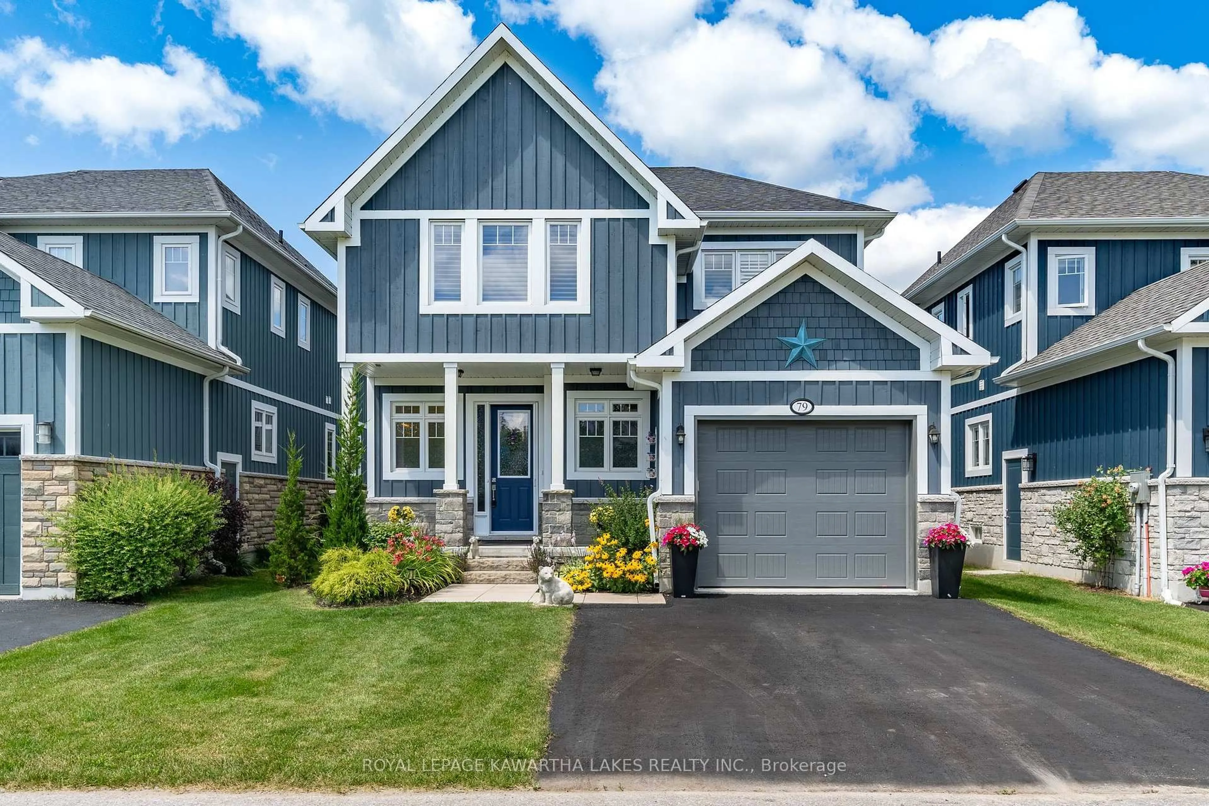 Home with vinyl exterior material, street for 79 Rosedale Tr, Kawartha Lakes Ontario K0M 1N0