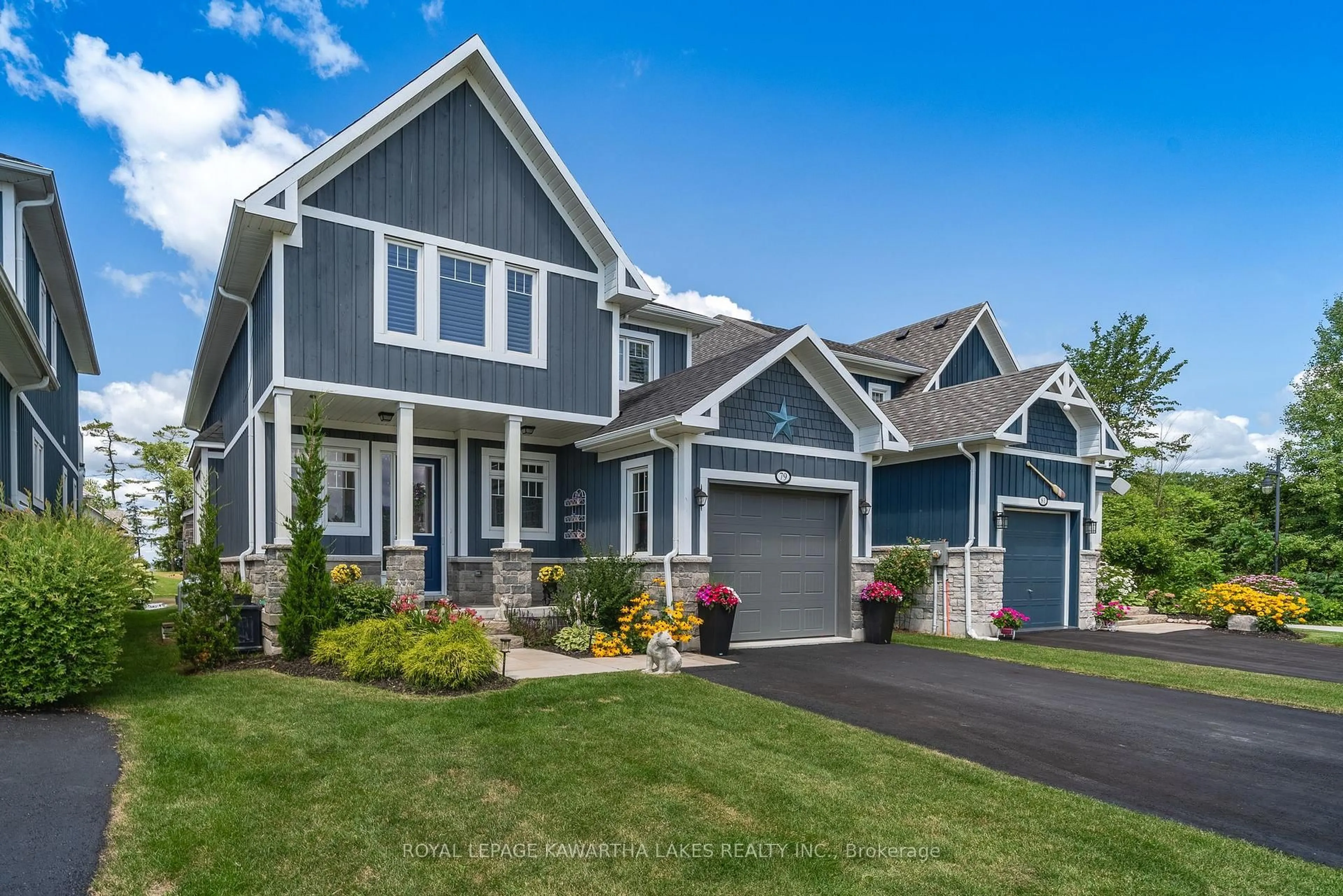 Home with vinyl exterior material, street for 79 Rosedale Tr, Kawartha Lakes Ontario K0M 1N0