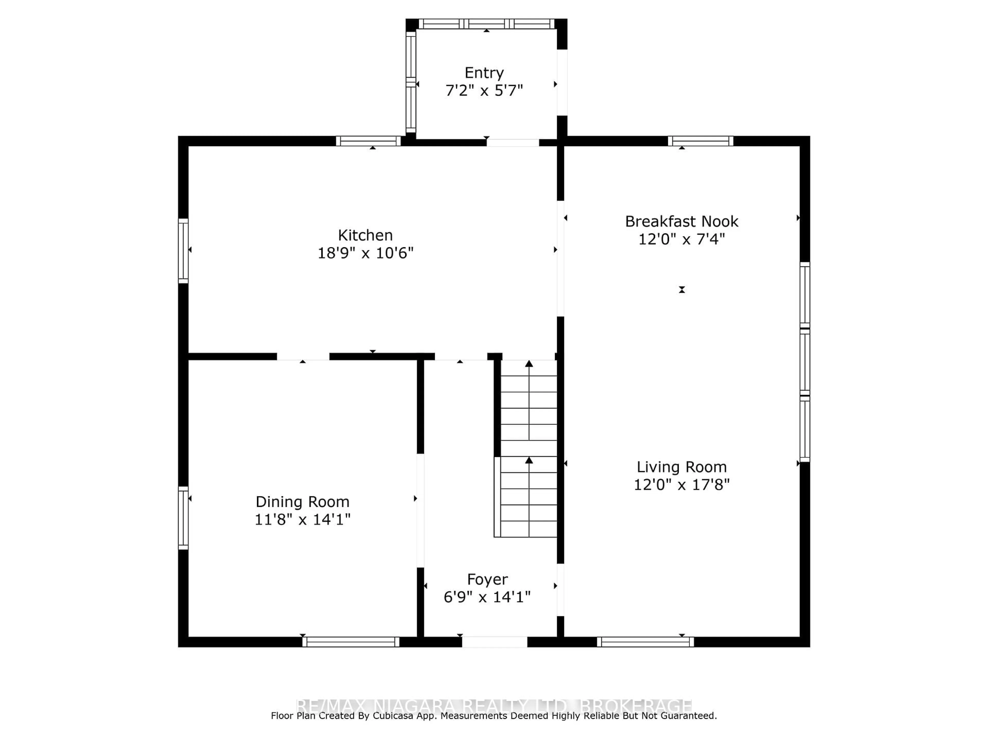 Floor plan for 257 Sugarloaf St, Port Colborne Ontario L3K 2P1